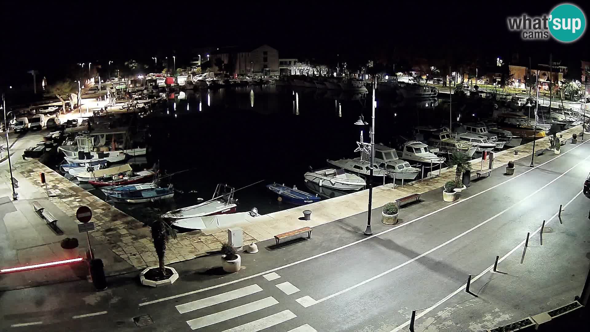 Novigrad webcam Mandrač | alten Hafen – Istrien