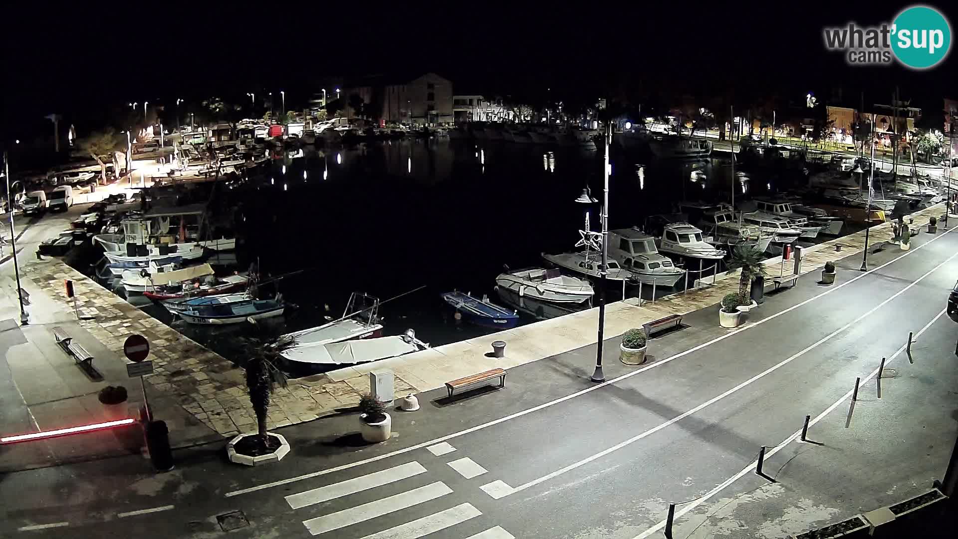 Novigrad webcam Mandrač | alten Hafen – Istrien