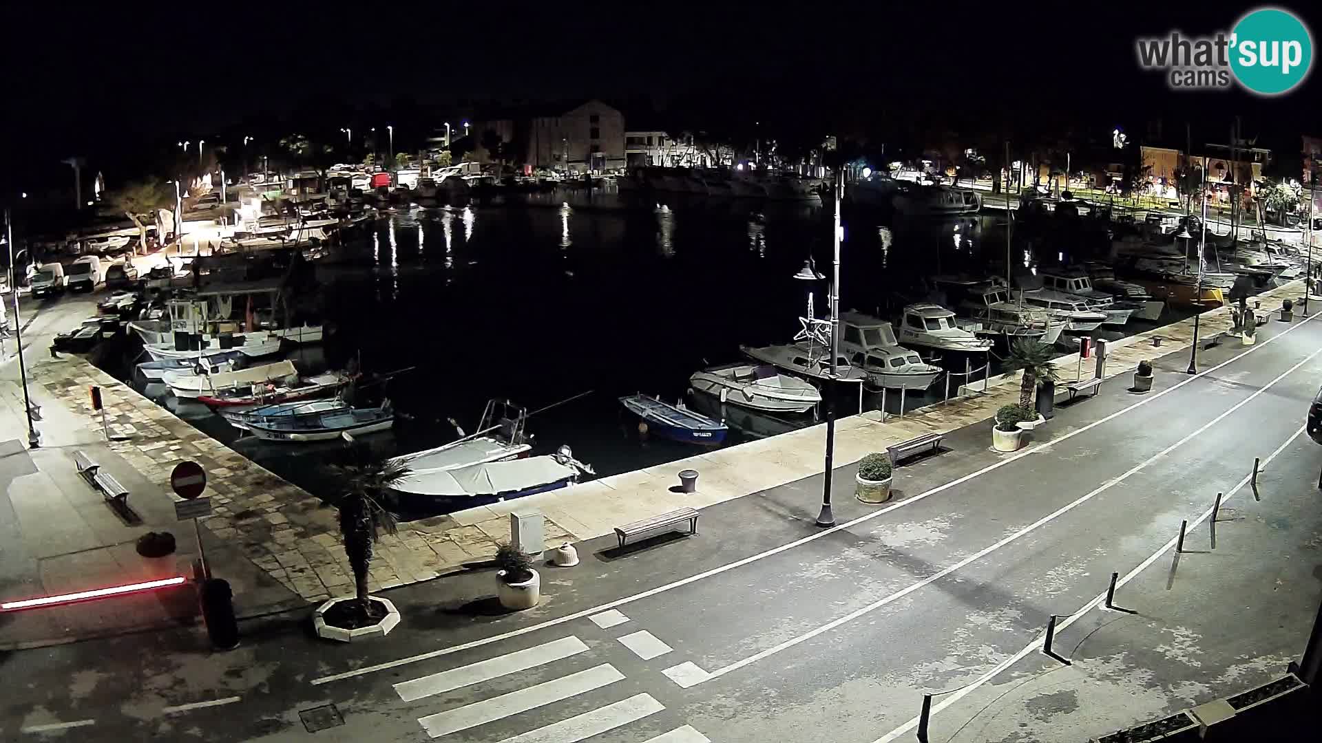 Novigrad webcam Mandrač | alten Hafen – Istrien