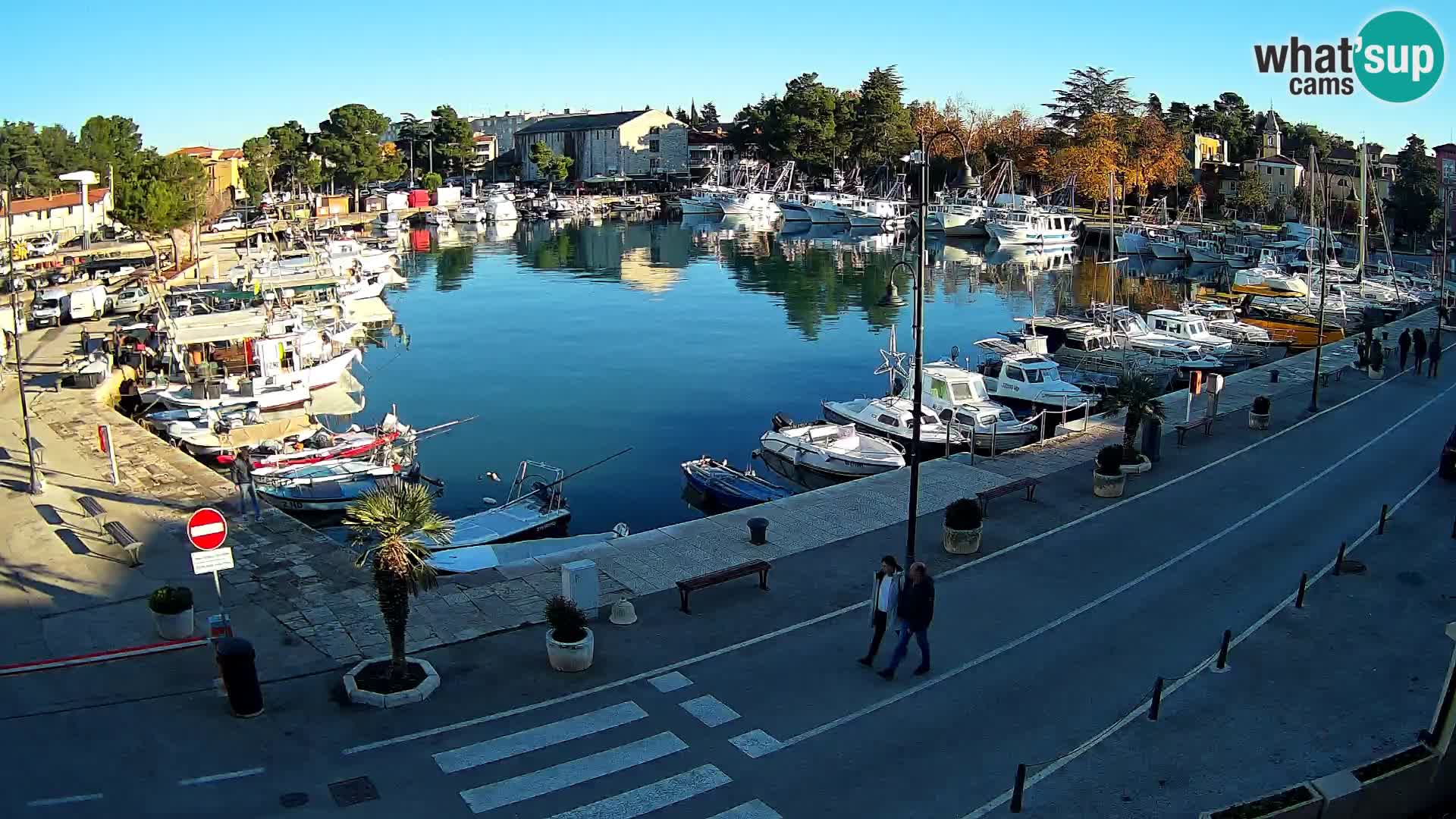 Novigrad webcam Mandrač | alten Hafen – Istrien