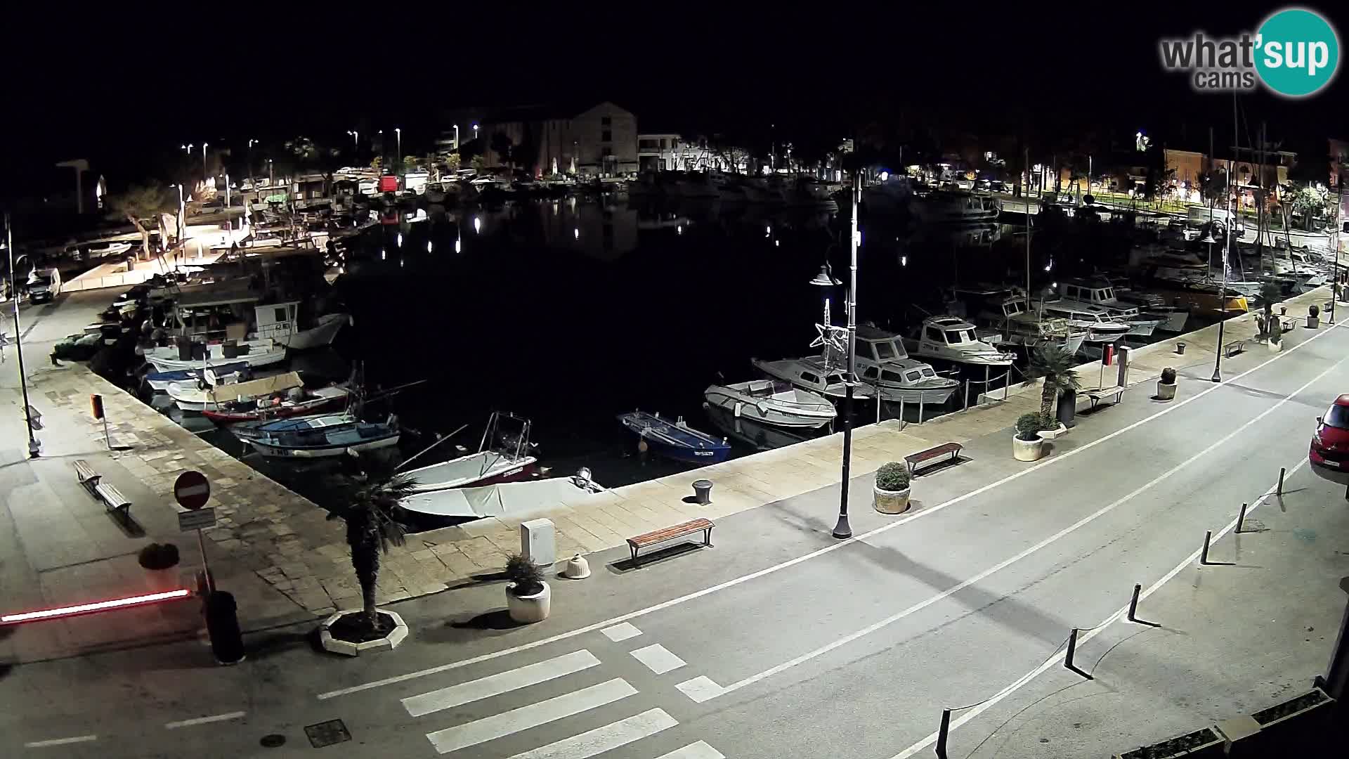 Novigrad webcam Mandrač | alten Hafen – Istrien