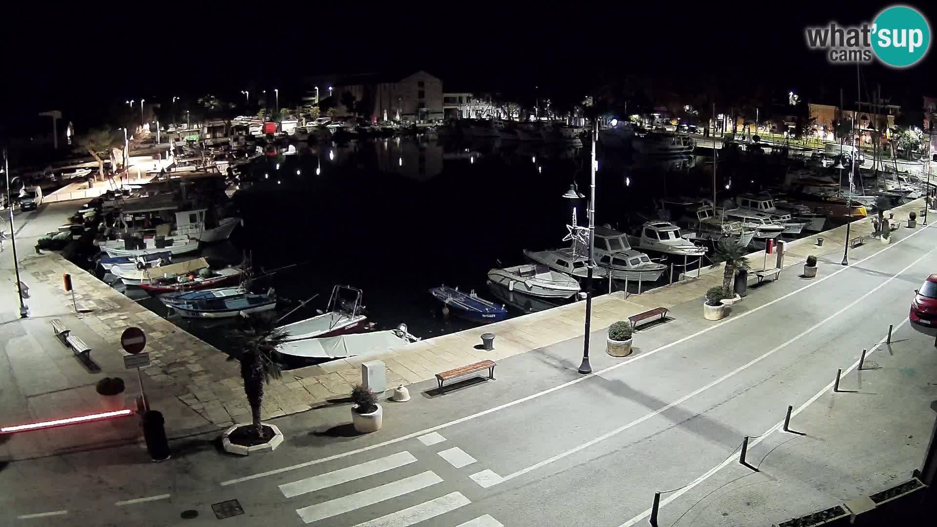 Novigrad webcam Mandrač | alten Hafen – Istrien