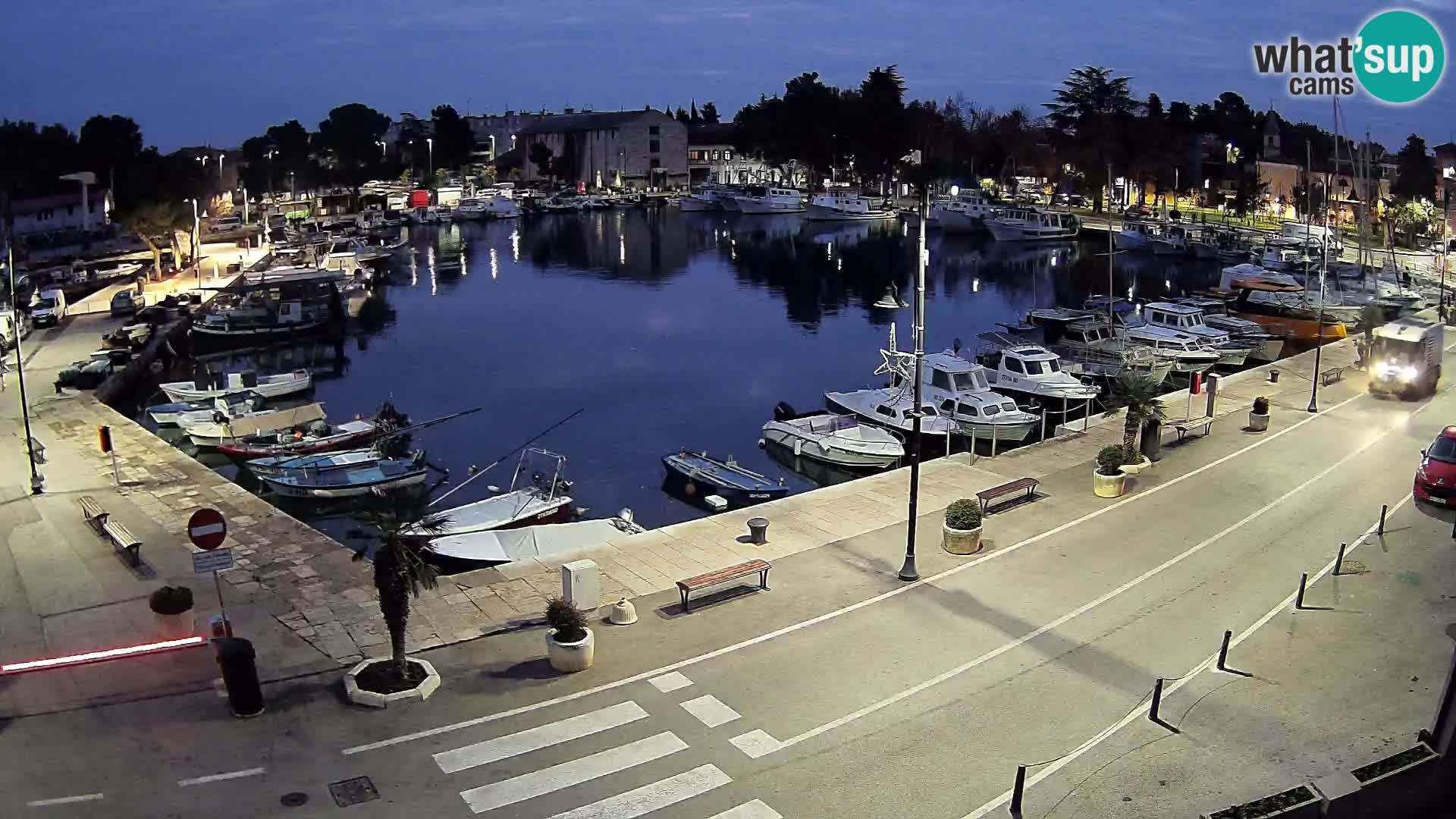 Novigrad webcam Mandrač | alten Hafen – Istrien