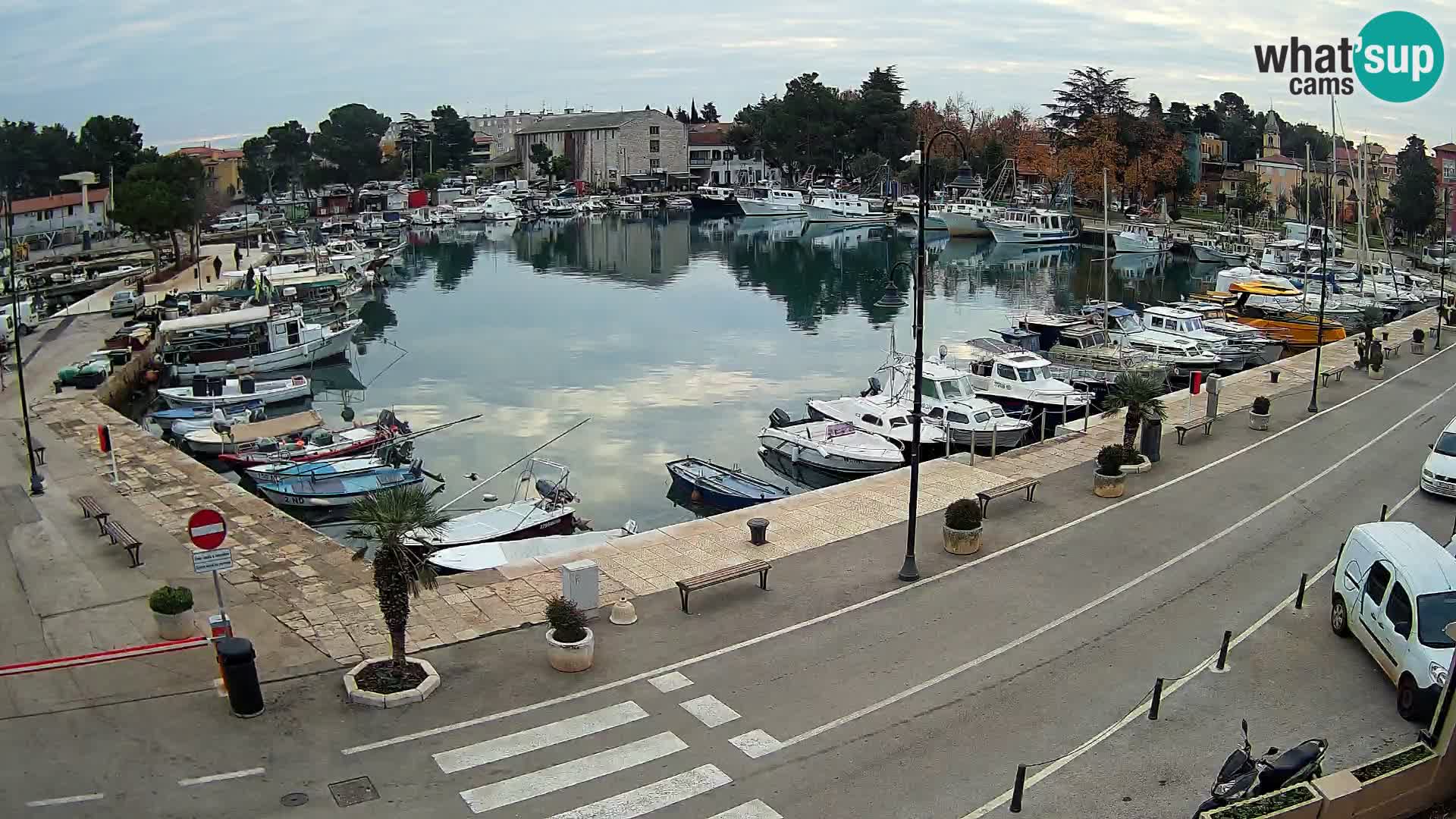 Novigrad webcam Mandrač | Cittanova in Istria – Porto vecchio