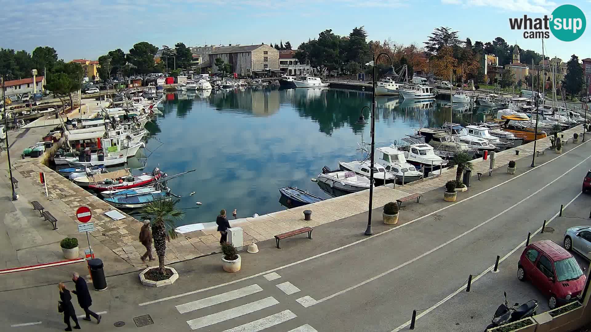 Novigrad webcam Mandrač | alten Hafen – Istrien