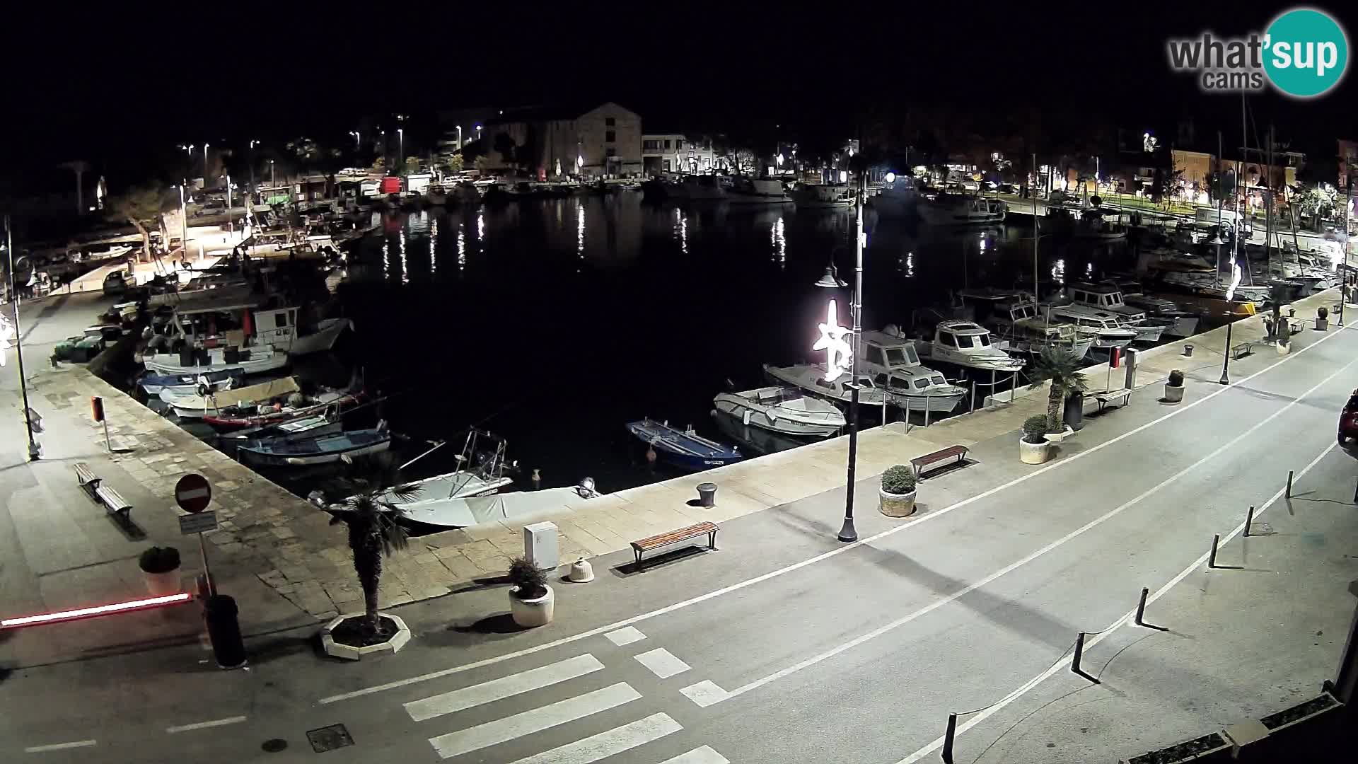 Novigrad webcam Mandrač | alten Hafen – Istrien