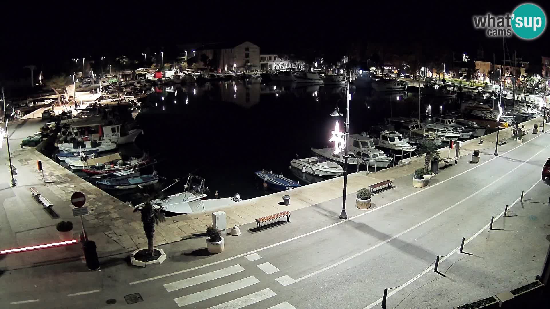 Novigrad webcam Mandrač | alten Hafen – Istrien