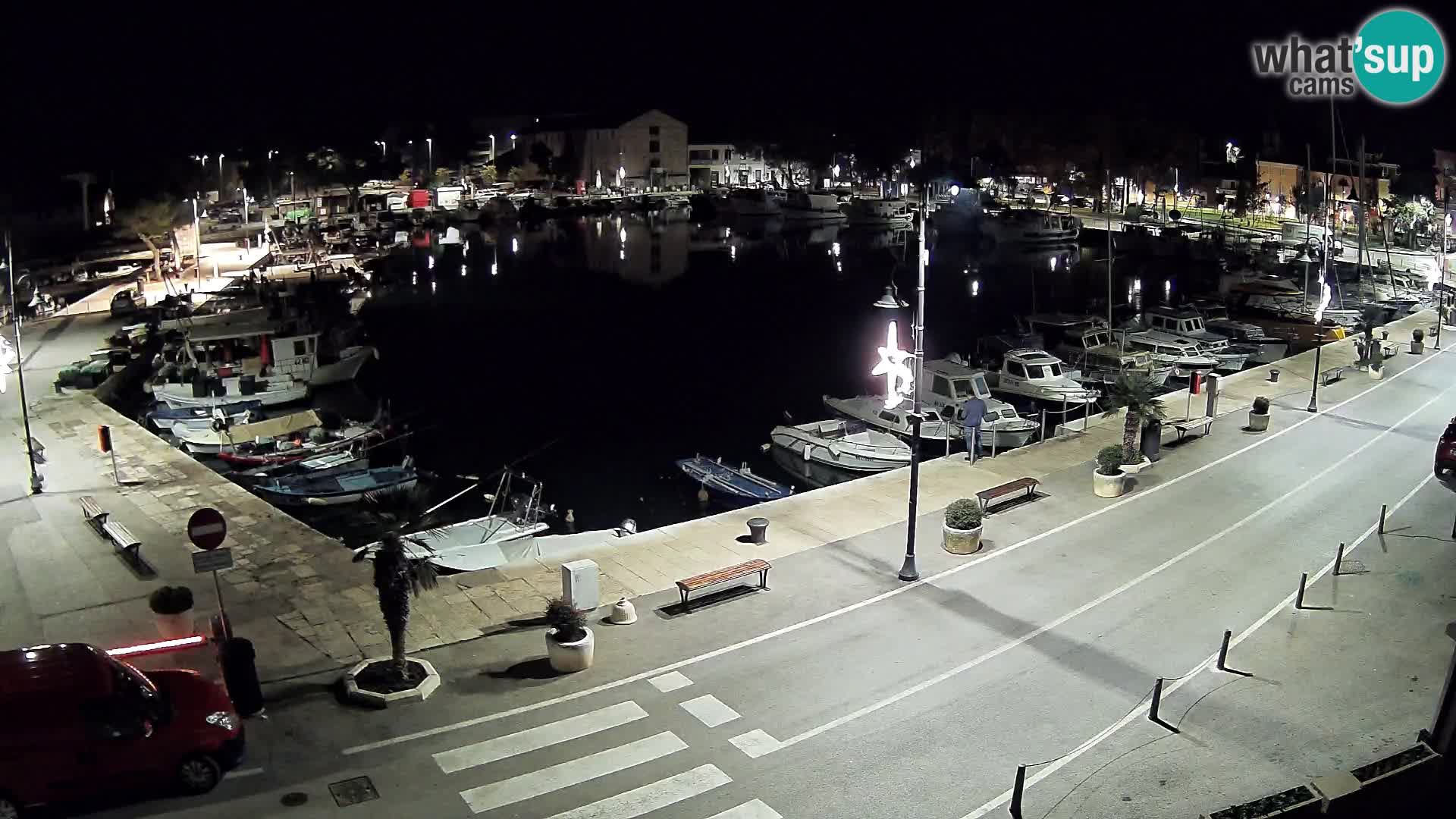 Novigrad webcam Mandrač | alten Hafen – Istrien