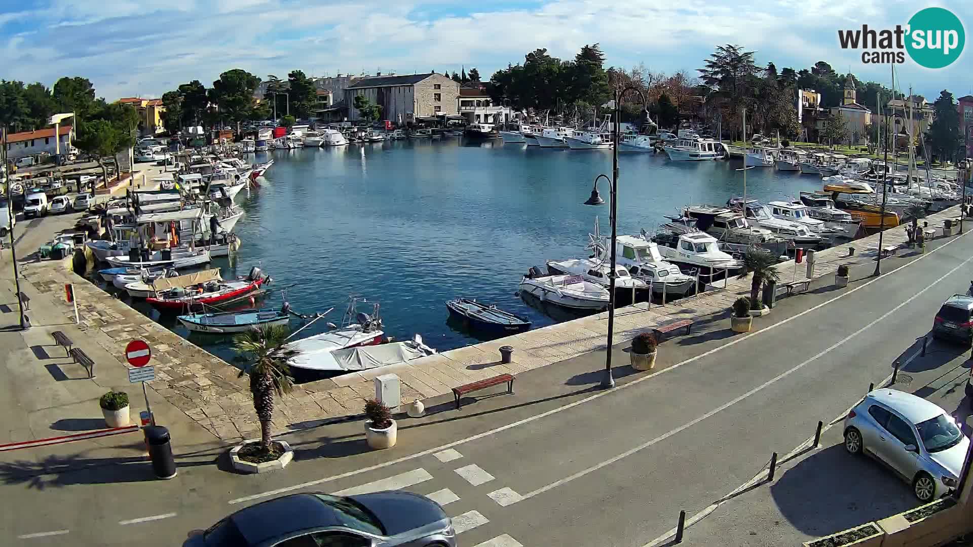 Novigrad webcam Mandrač | alten Hafen – Istrien