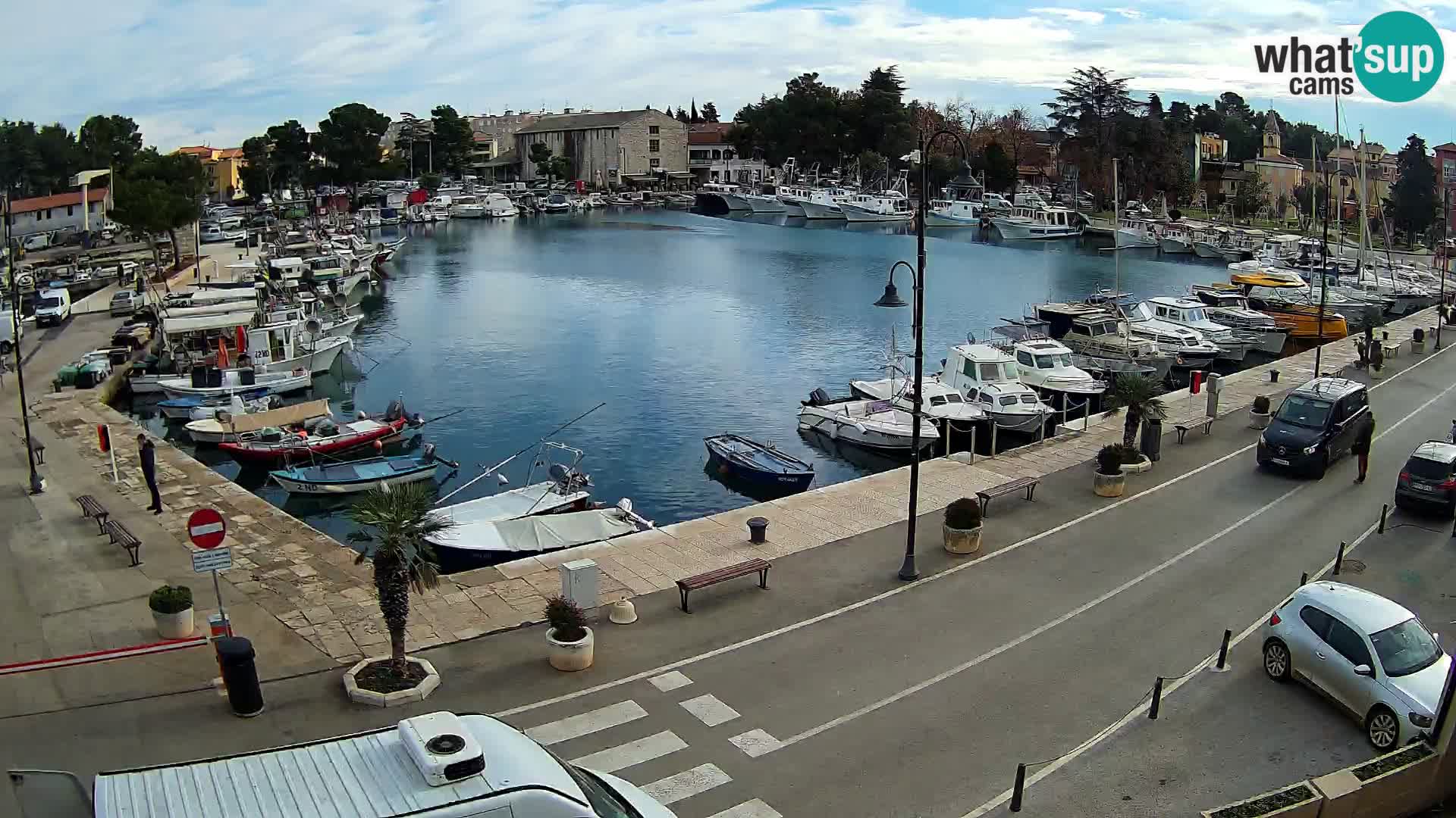 Novigrad webcam Mandrač | alten Hafen – Istrien