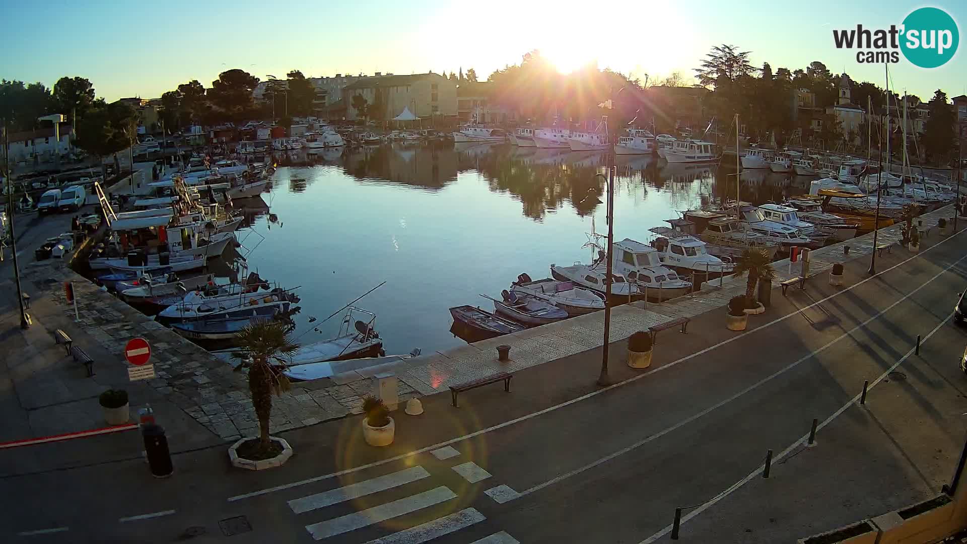 Novigrad webcam Mandrač | old marina – Istria