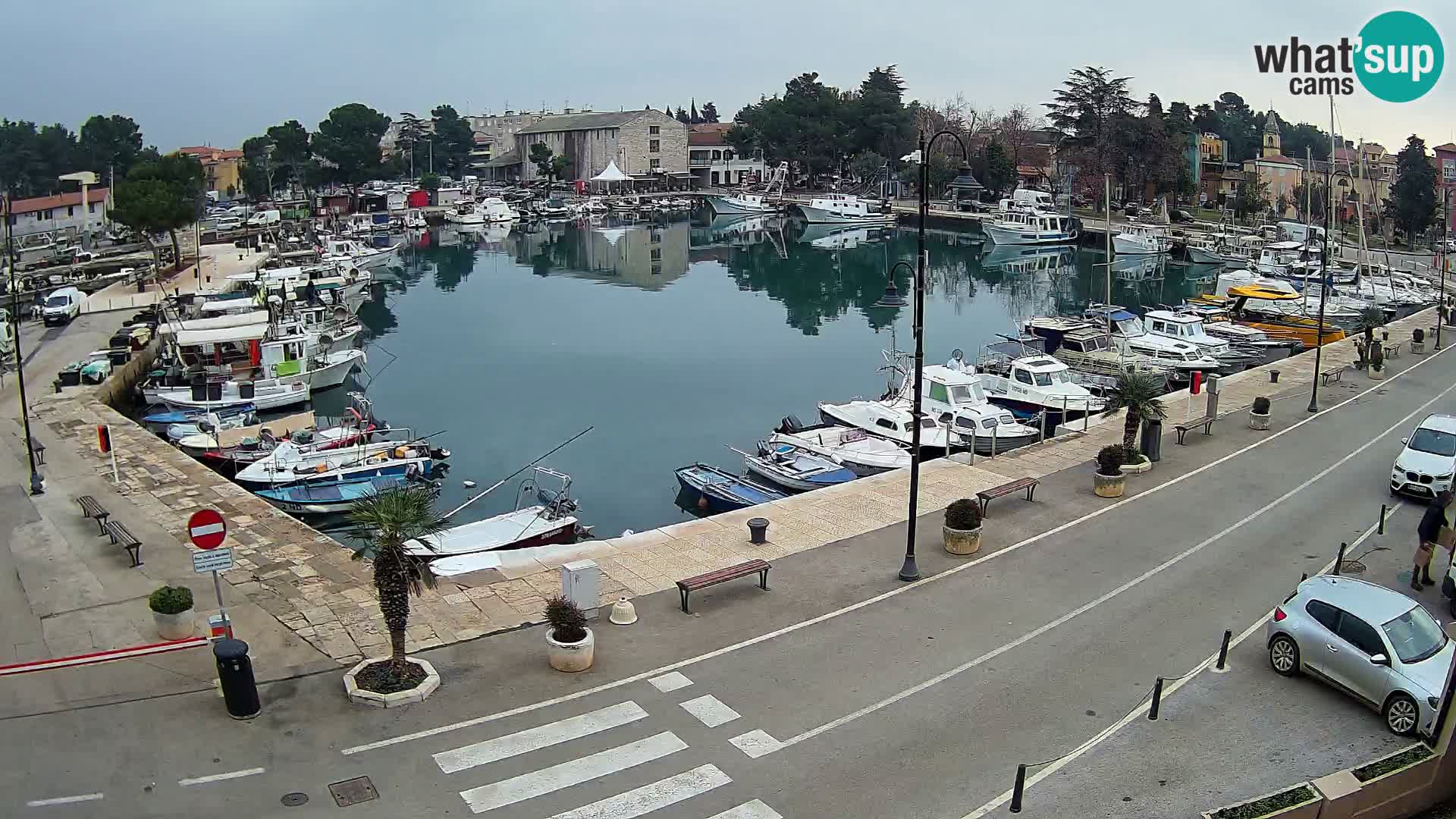 Novigrad webcam Mandrač | alten Hafen – Istrien