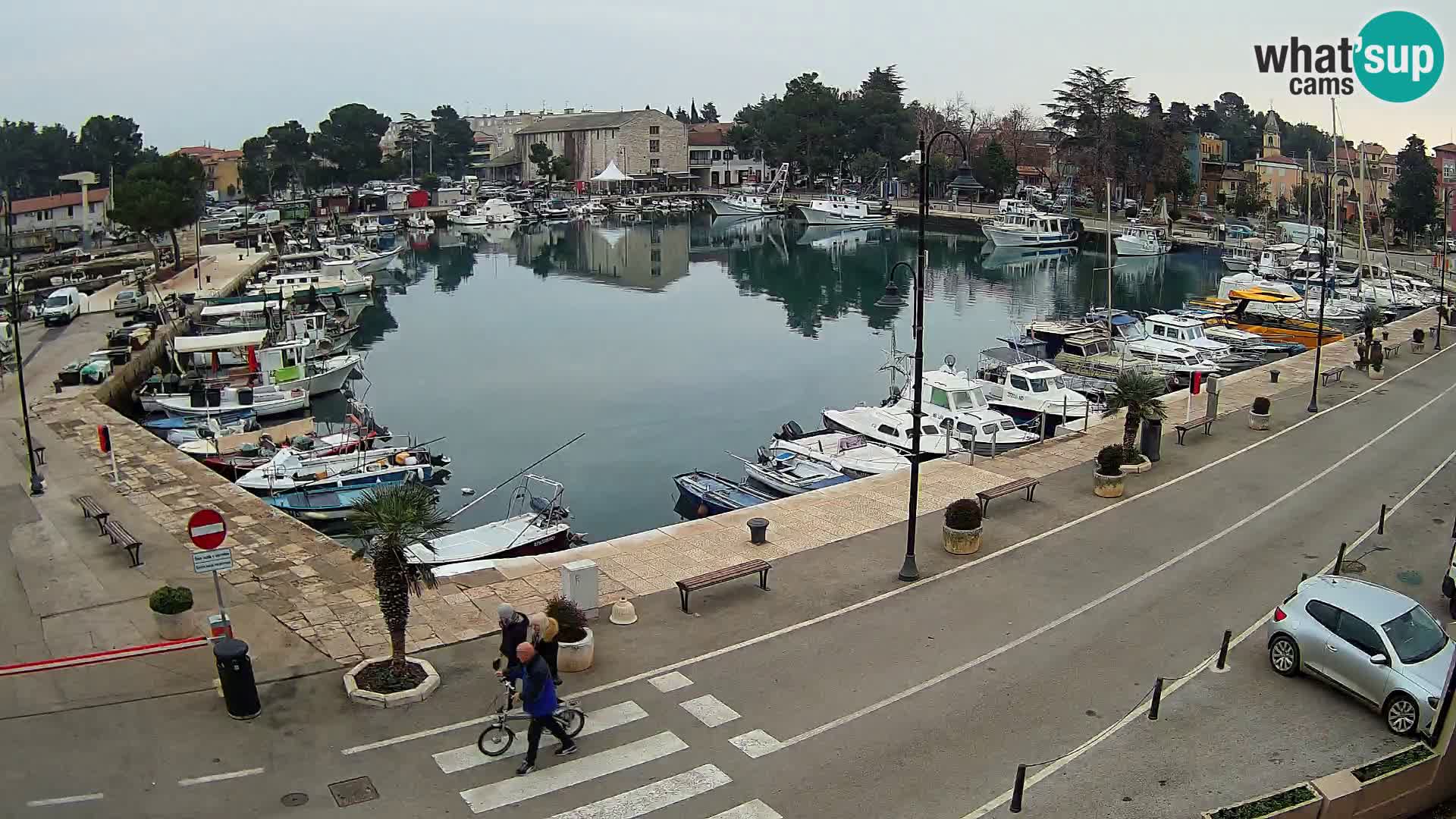 Novigrad webcam Mandrač | alten Hafen – Istrien