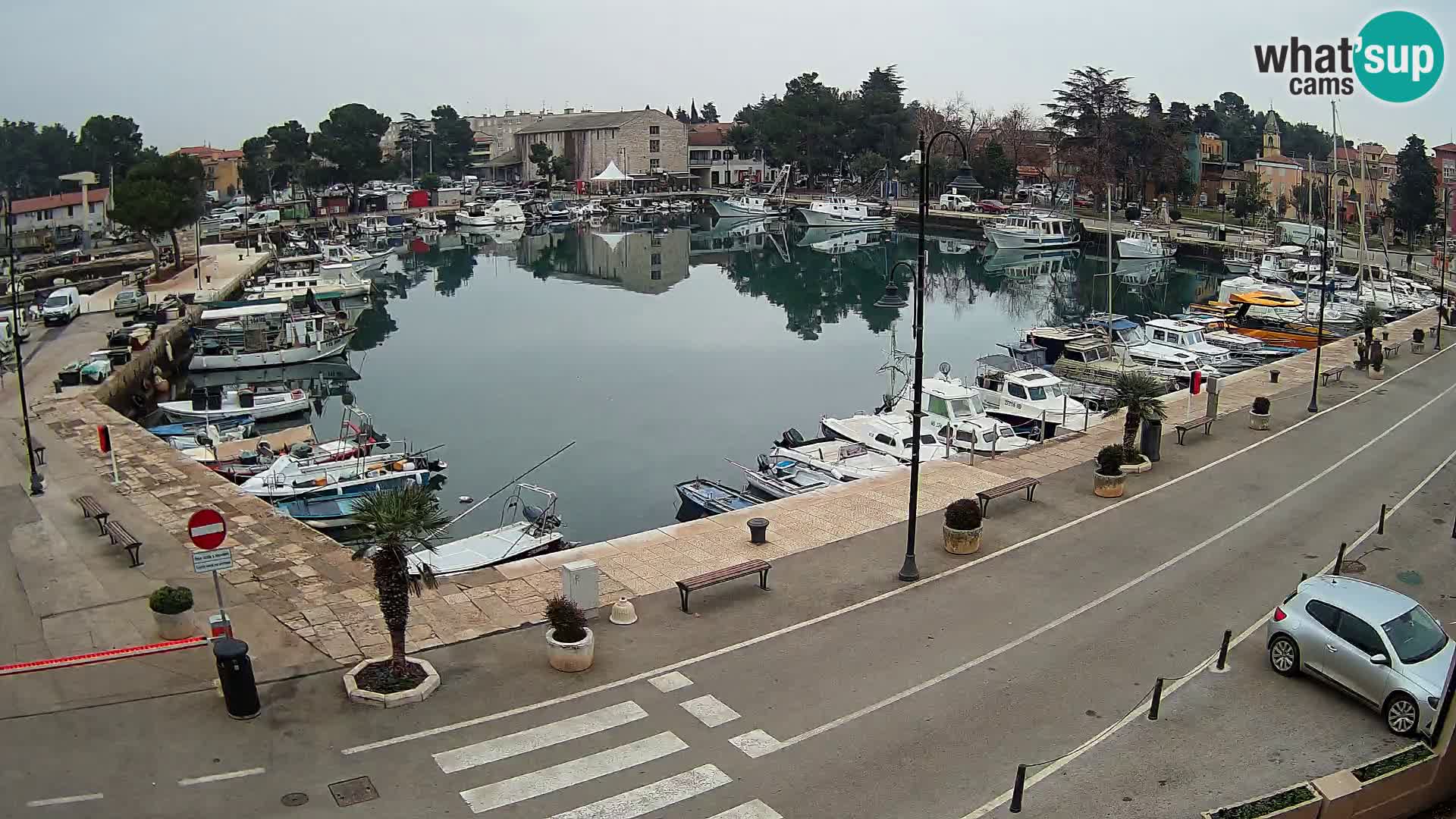 Novigrad webcam Mandrač | alten Hafen – Istrien