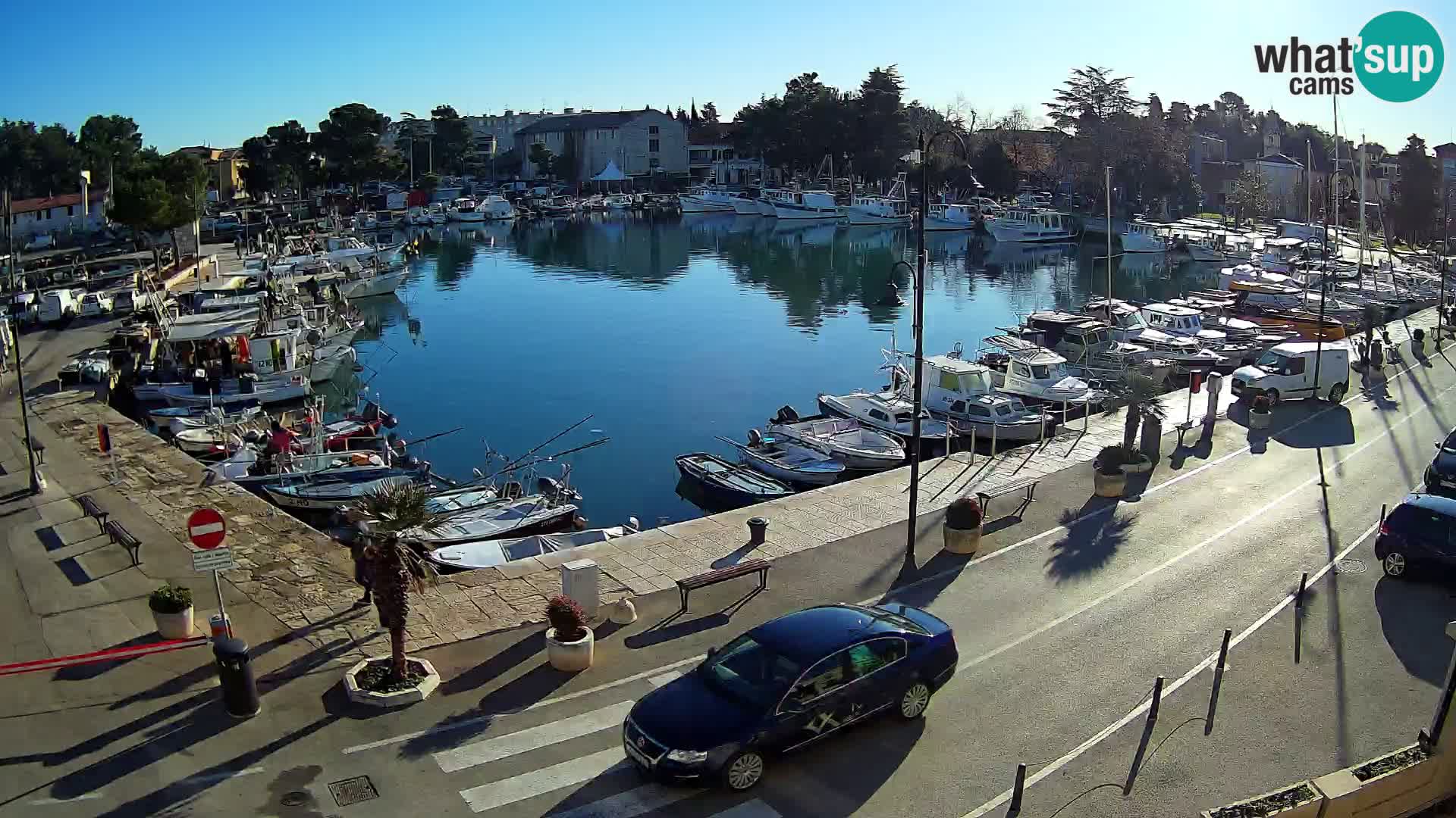 Novigrad webcam – old marina “Mandrač”