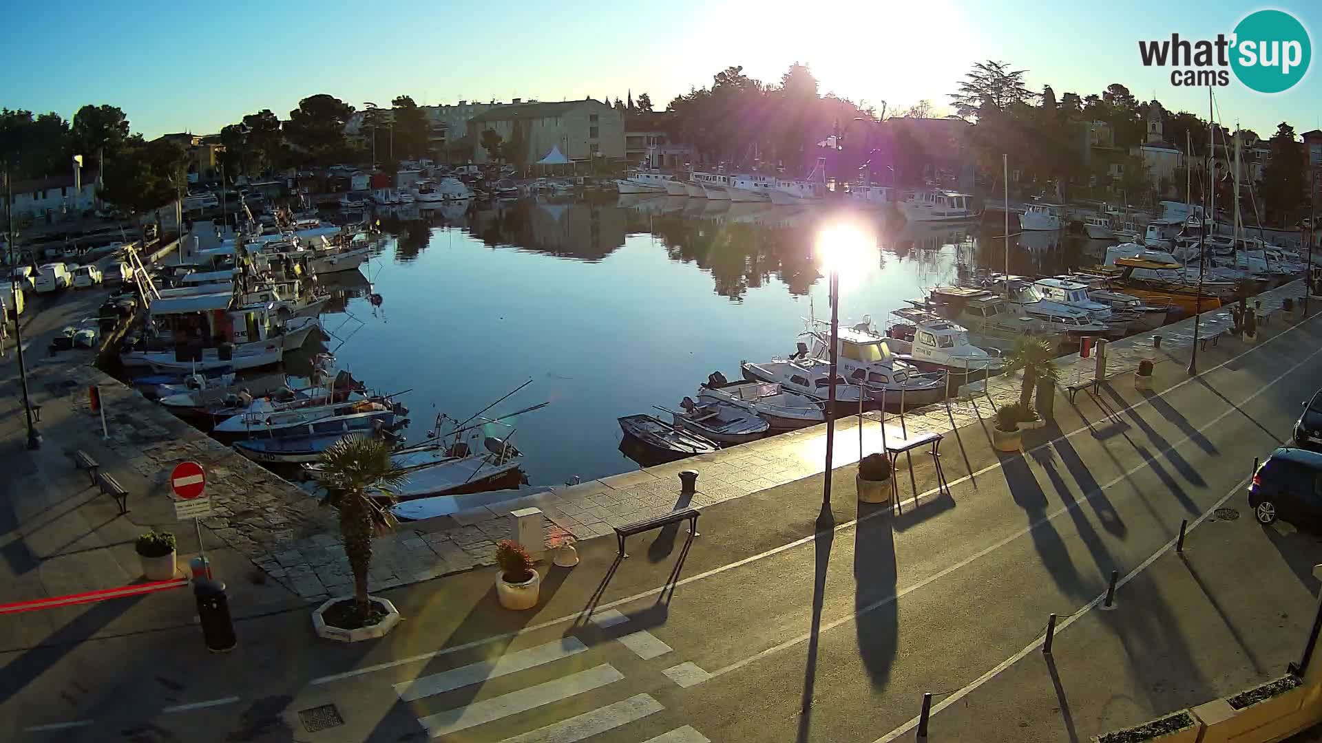 Novigrad webcam – old marina “Mandrač”