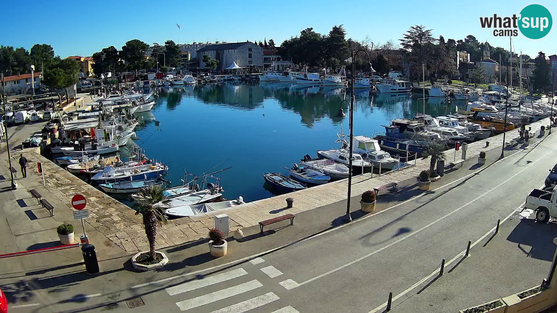 Novigrad webcam – old marina “Mandrač”