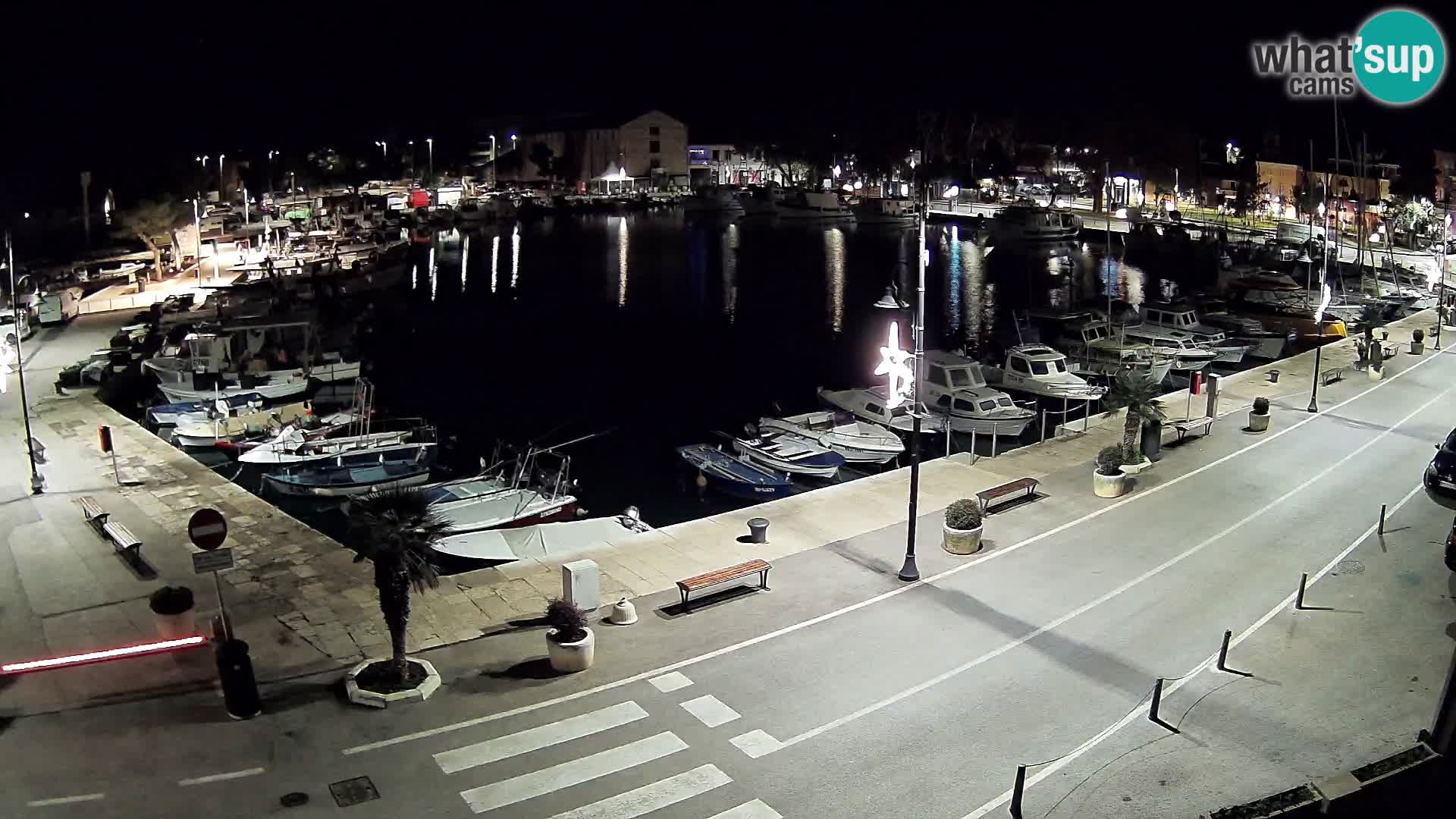 Novigrad webcam Mandrač | alten Hafen – Istrien