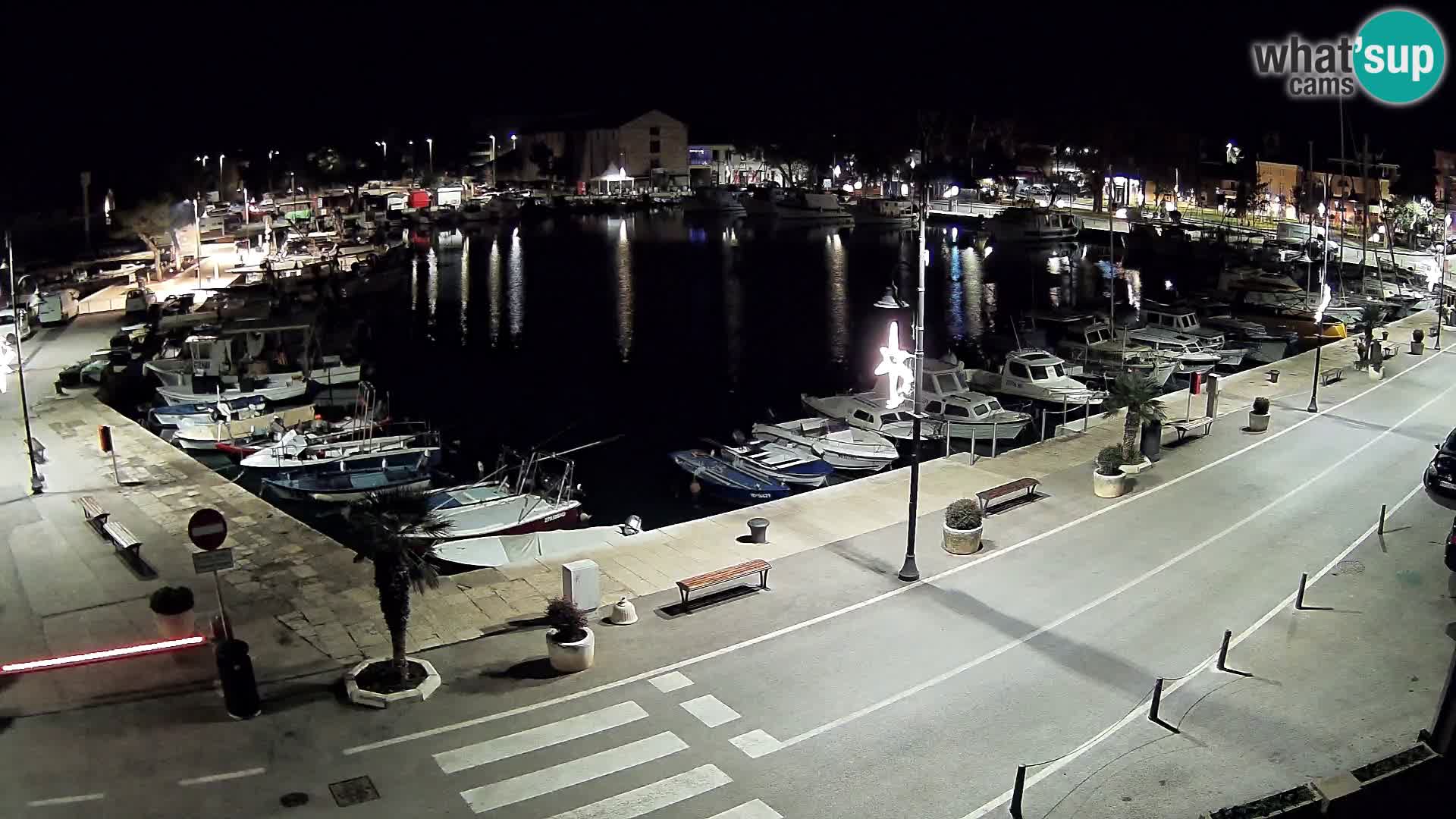 Novigrad webcam Mandrač | alten Hafen – Istrien