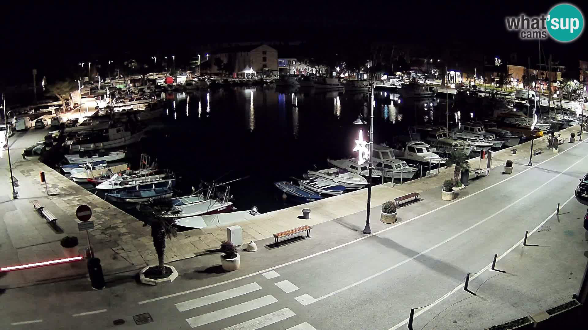 Novigrad webcam Mandrač | alten Hafen – Istrien