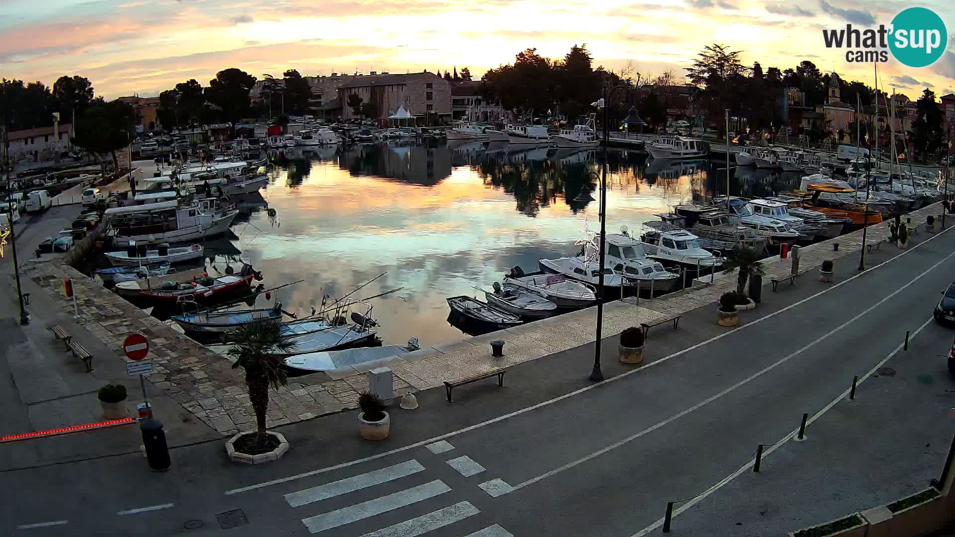 Novigrad webcam Mandrač | alten Hafen – Istrien