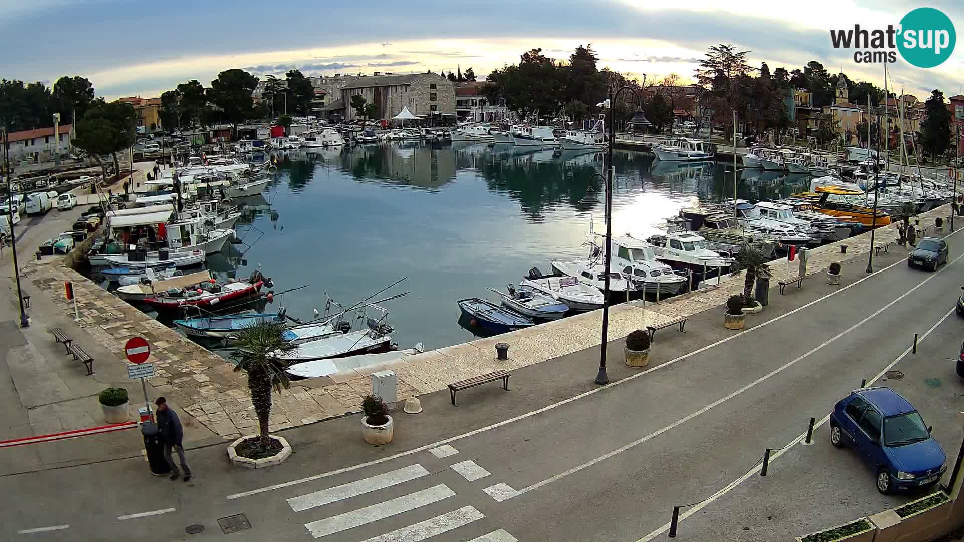 Novigrad webcam Mandrač | alten Hafen – Istrien