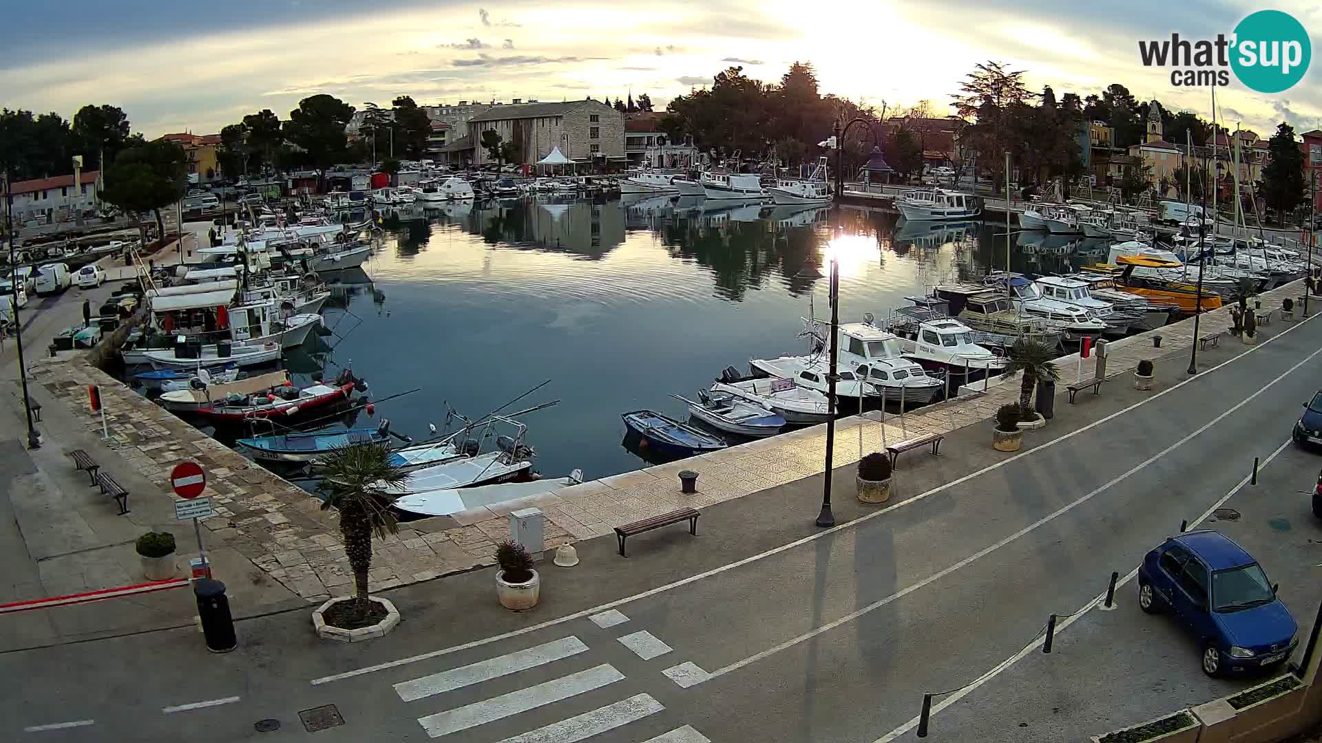 Novigrad webcam Mandrač | old marina – Istria