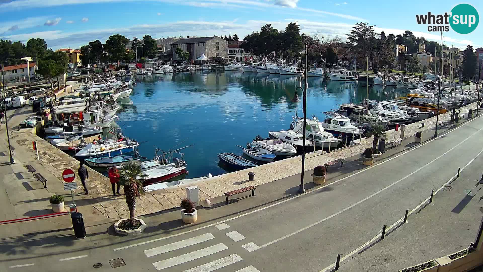 Novigrad webcam Mandrač | alten Hafen – Istrien