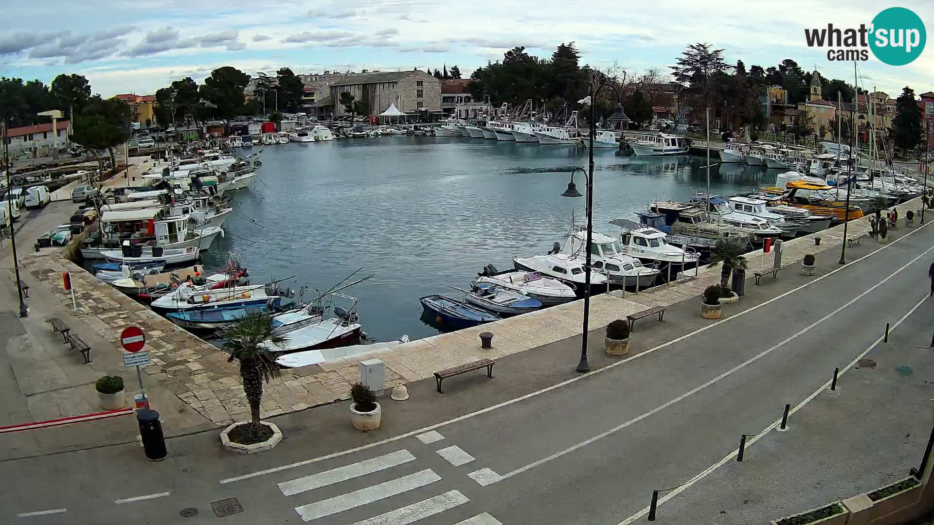 Novigrad webcam Mandrač | alten Hafen – Istrien