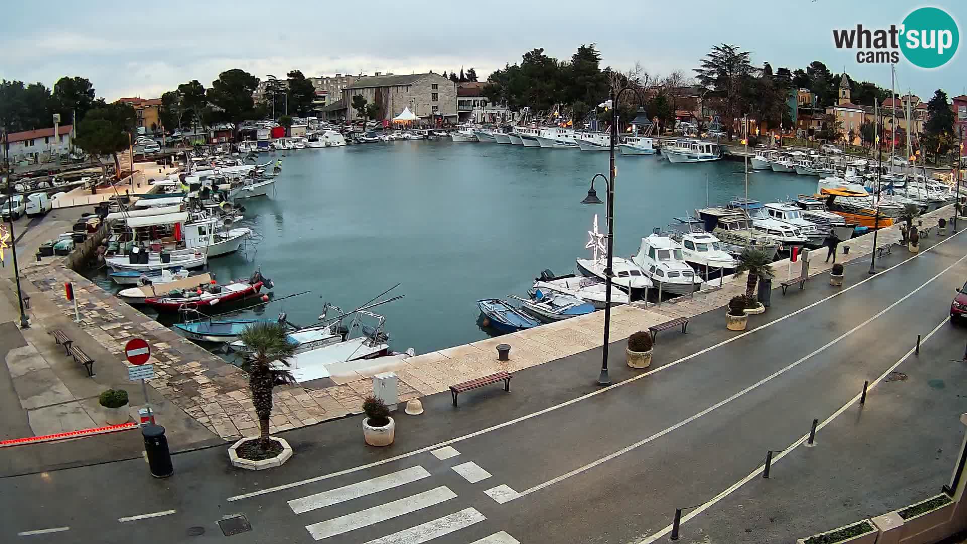 Novigrad webcam Mandrač | alten Hafen – Istrien