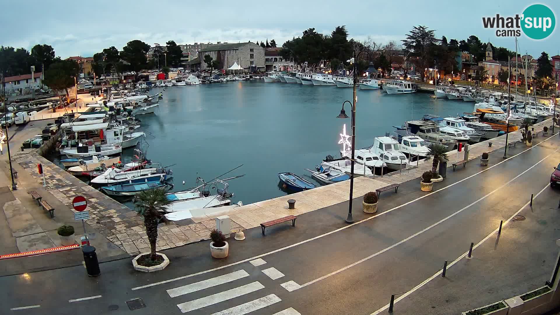 Novigrad webcam Mandrač | alten Hafen – Istrien