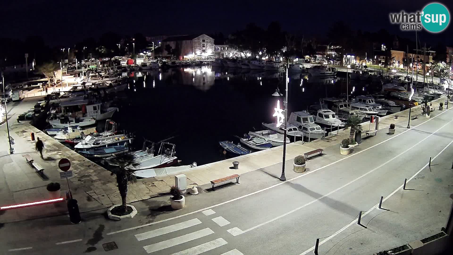 Novigrad webcam Mandrač | alten Hafen – Istrien