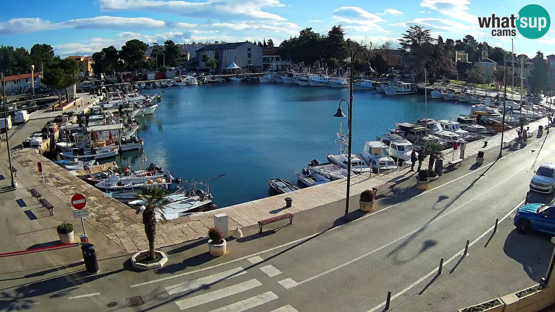 Novigrad webcam Mandrač | Cittanova in Istria – Porto vecchio