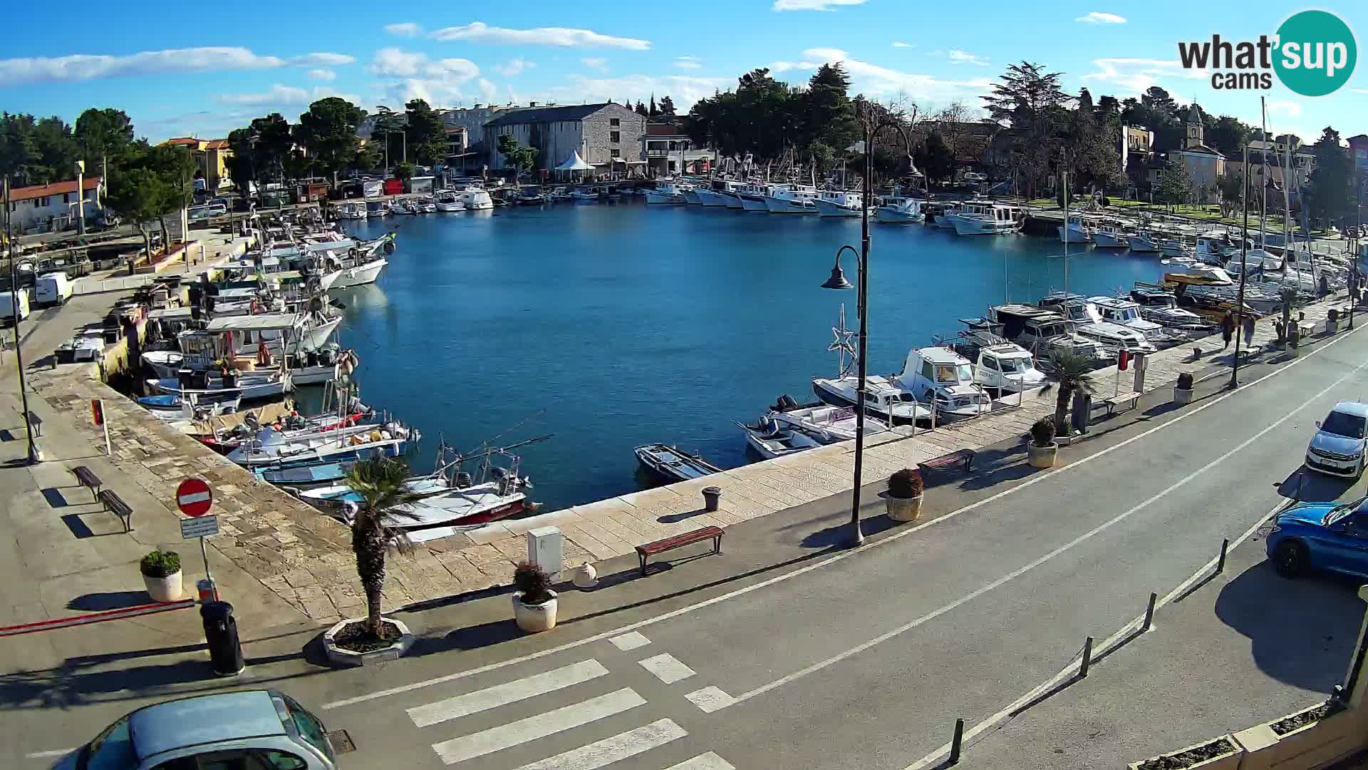 Novigrad webcam Mandrač | Cittanova in Istria – Porto vecchio