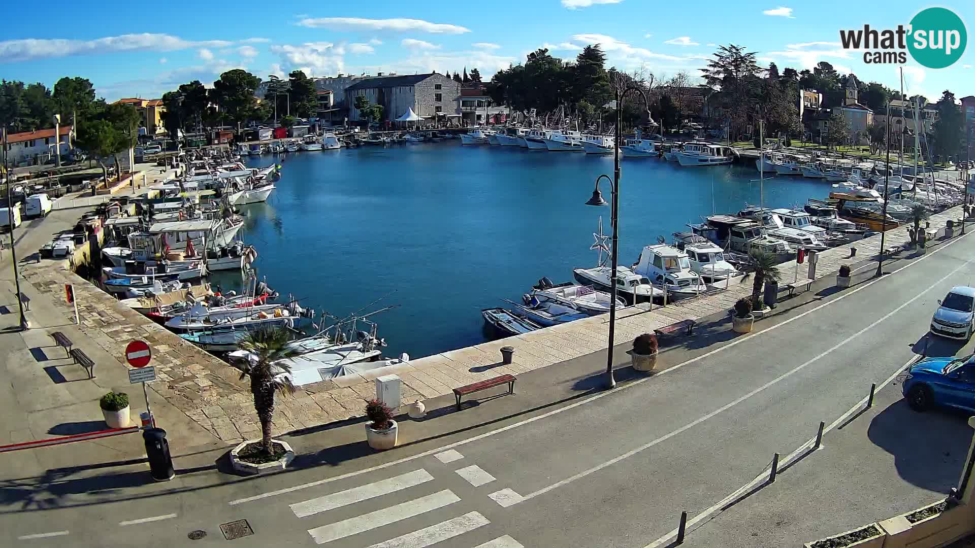 Novigrad webcam Mandrač | alten Hafen – Istrien