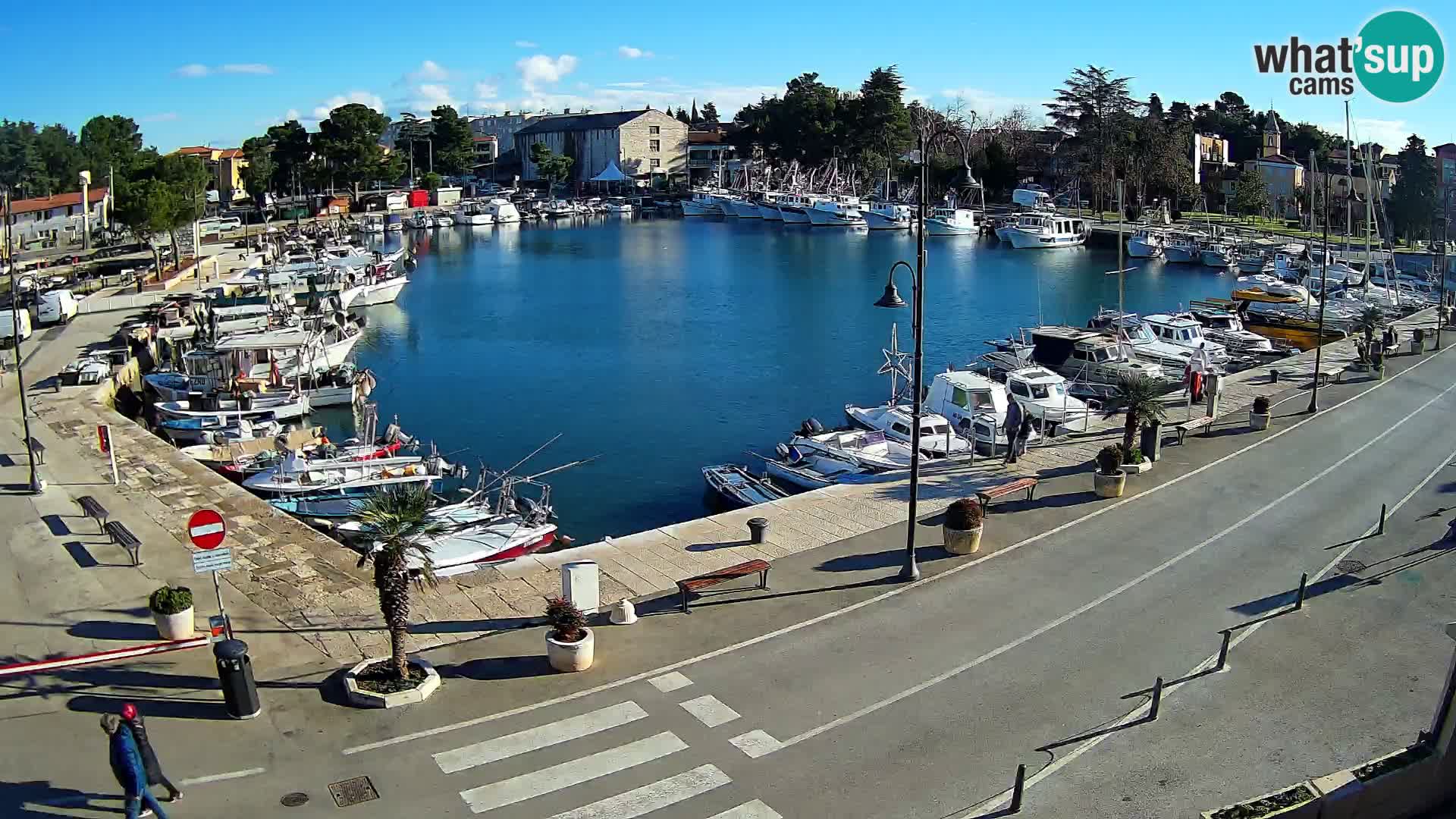 Novigrad webcam Mandrač | old marina – Istria