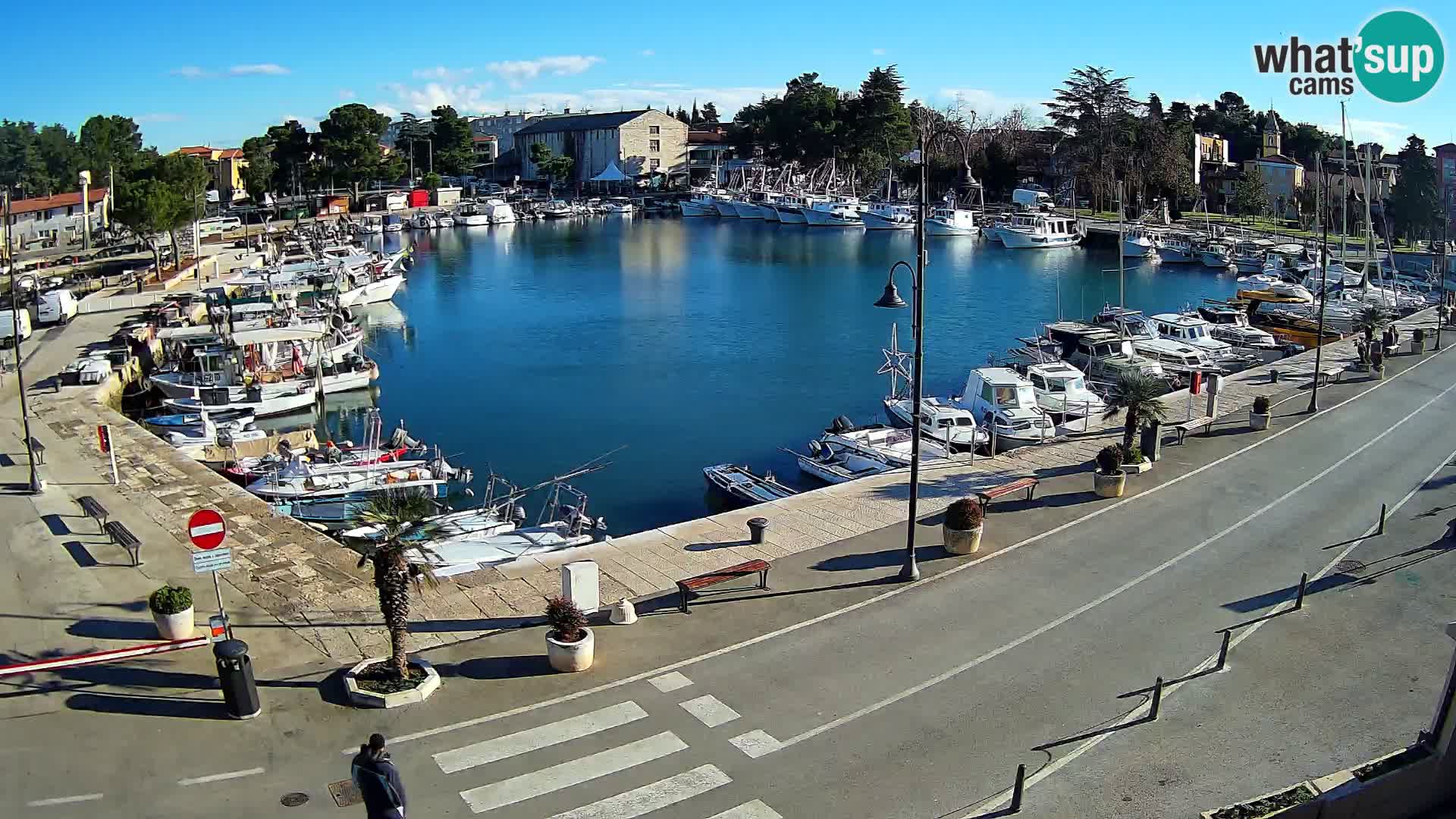 Novigrad webcam Mandrač | old marina – Istria