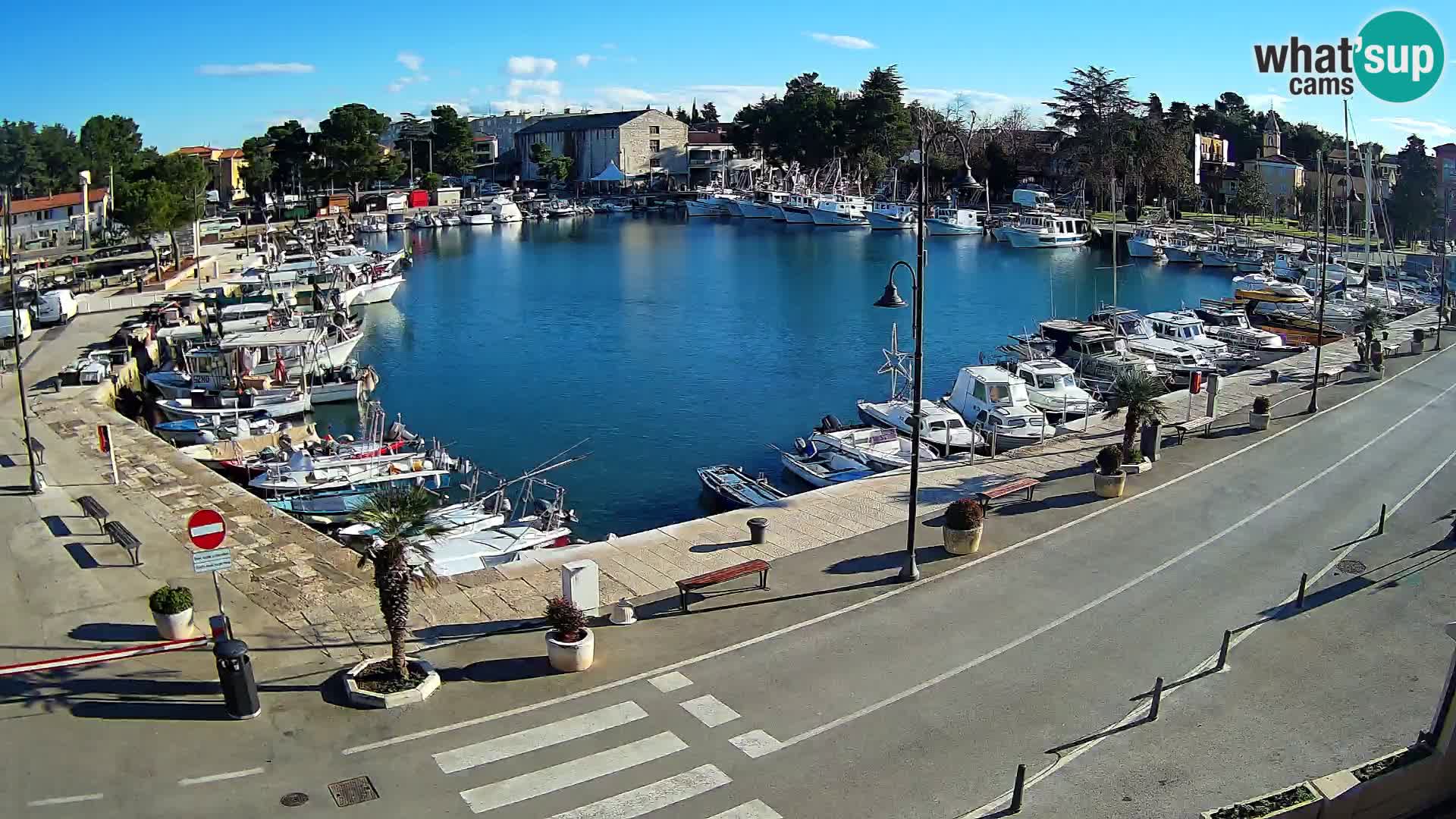 Novigrad webcam Mandrač | old marina – Istria