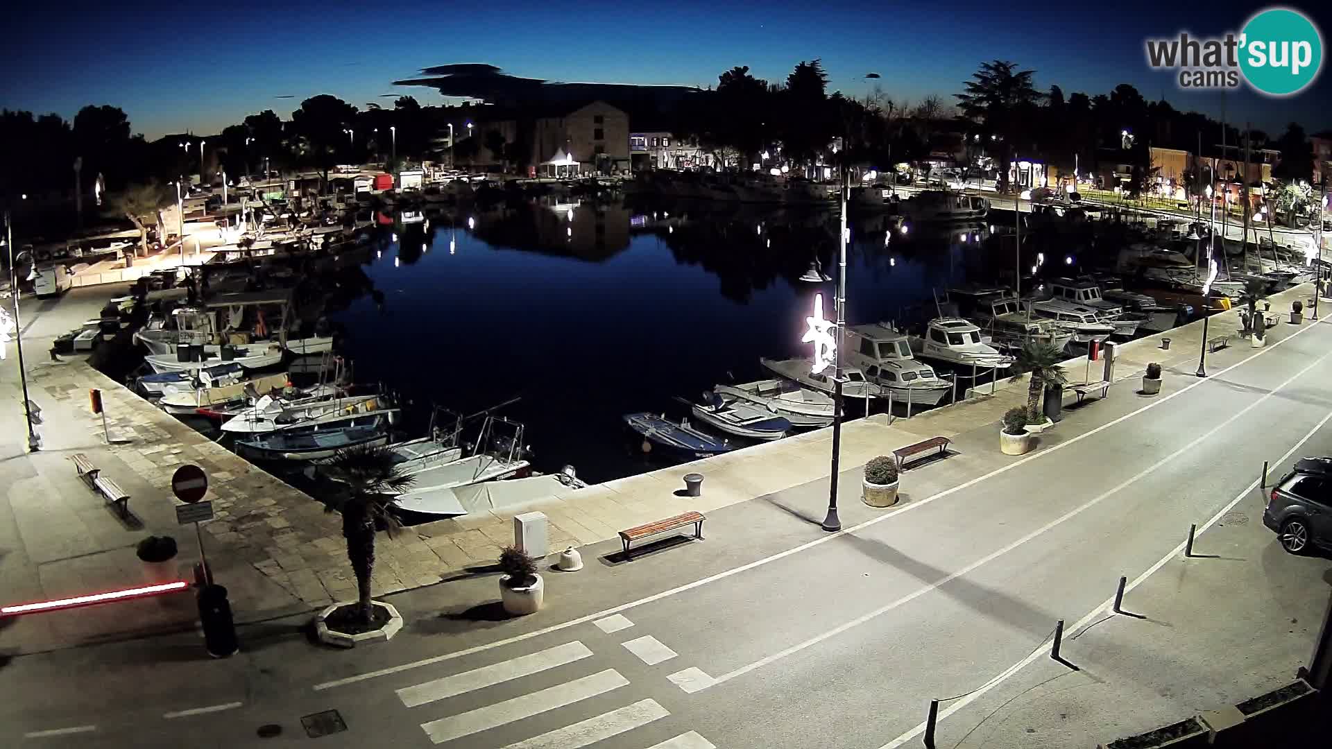 Novigrad webcam Mandrač | old marina – Istria