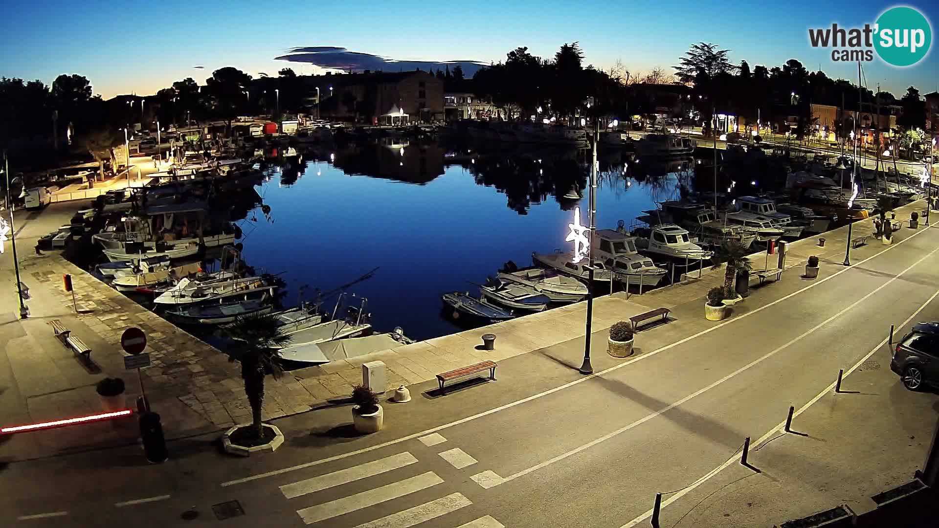 Novigrad webcam Mandrač | old marina – Istria