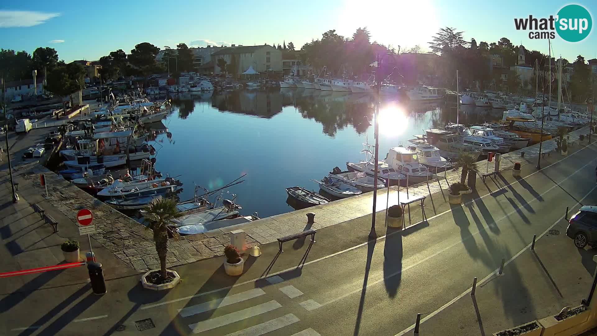 Novigrad webcam Mandrač | alten Hafen – Istrien