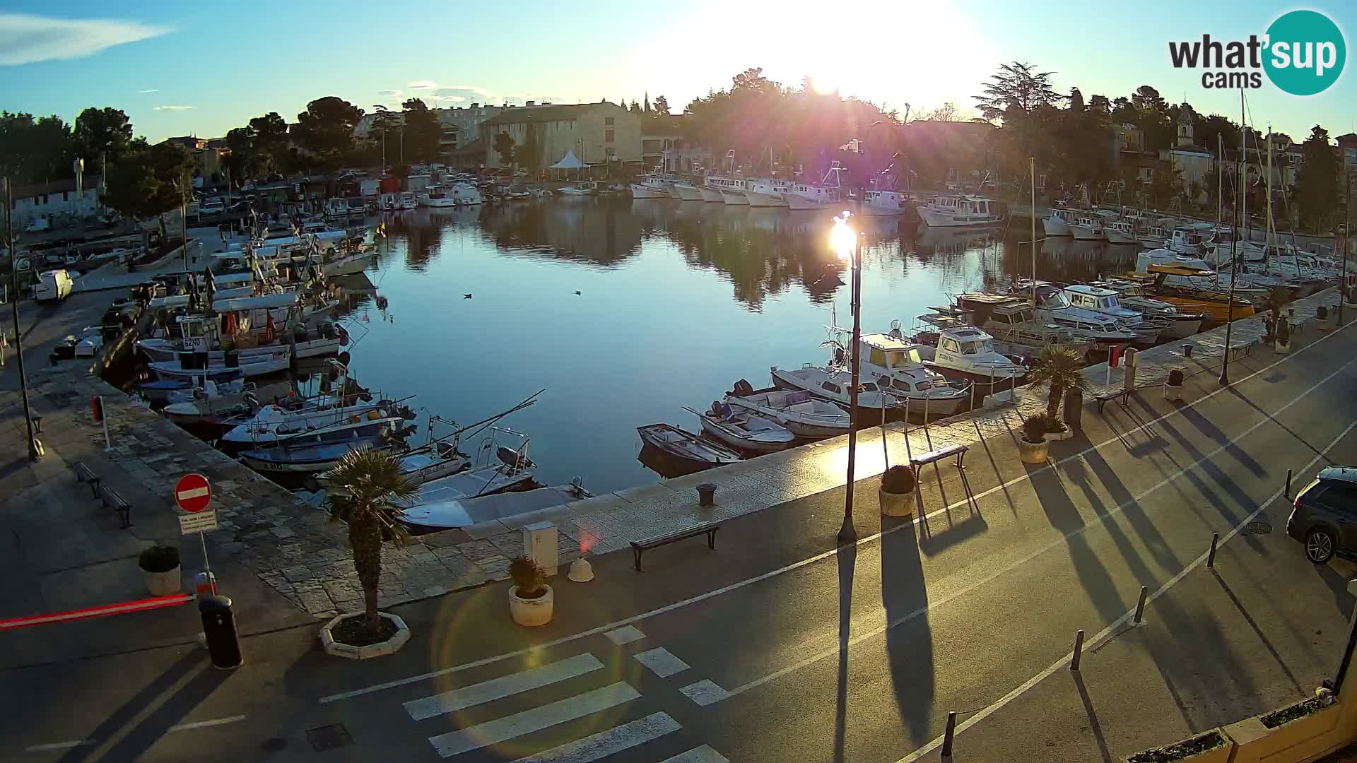 Novigrad webcam Mandrač | old marina – Istria