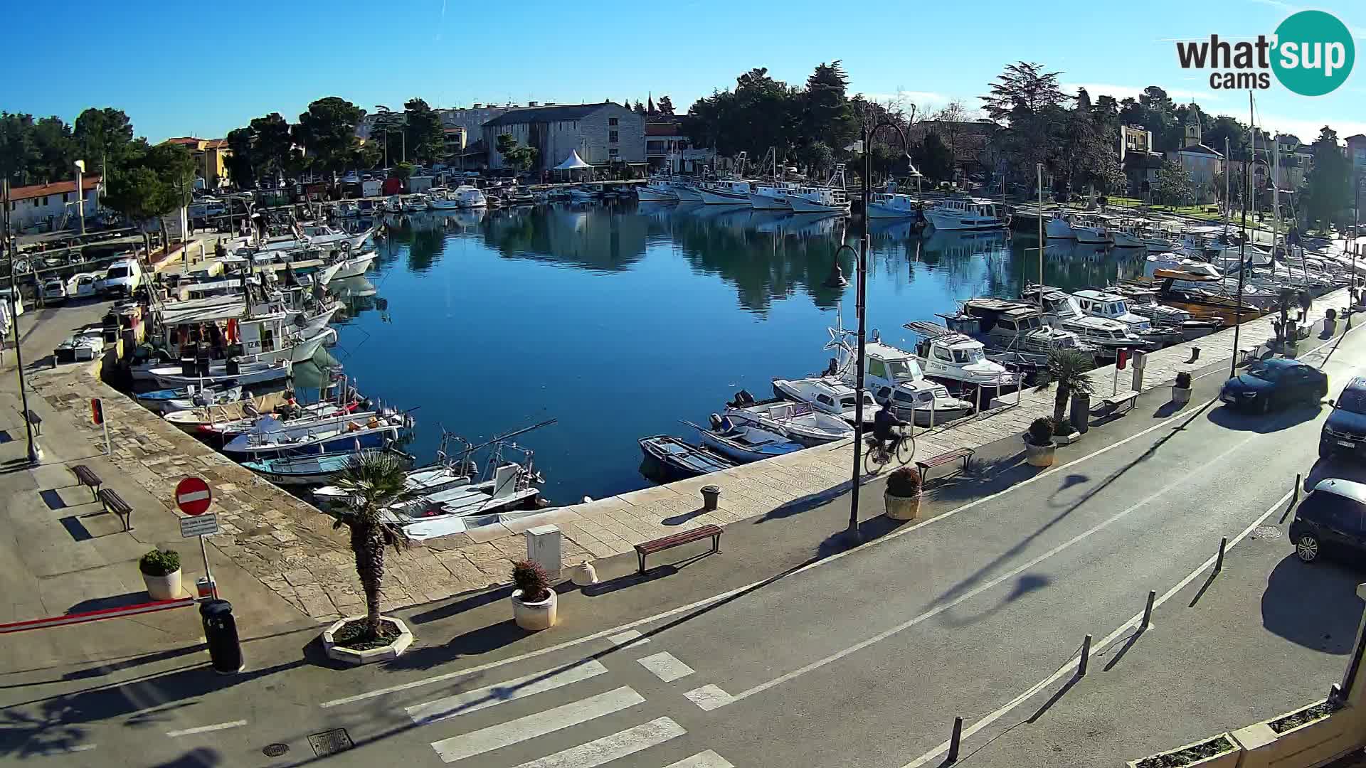 Novigrad webcam Mandrač | old marina – Istria