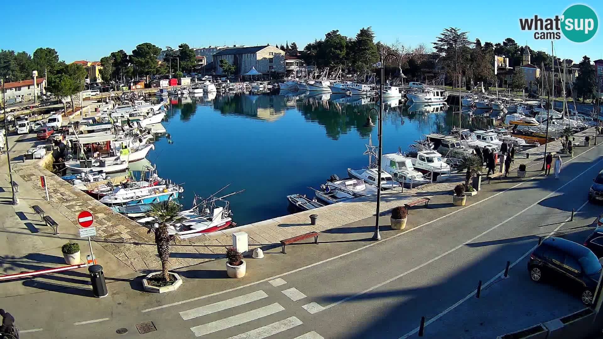 Novigrad webcam Mandrač | old marina – Istria