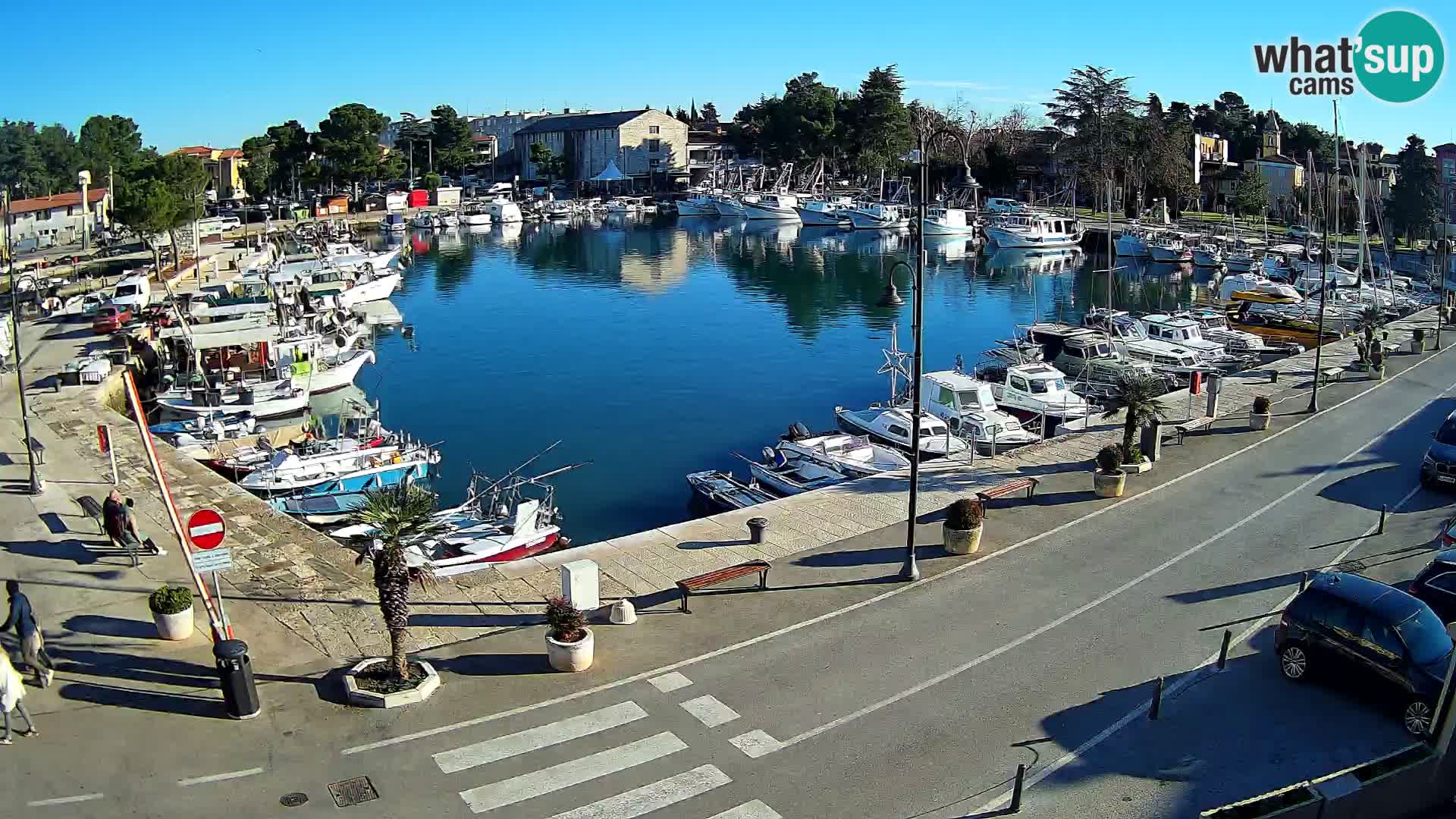 Novigrad webcam Mandrač | old marina – Istria