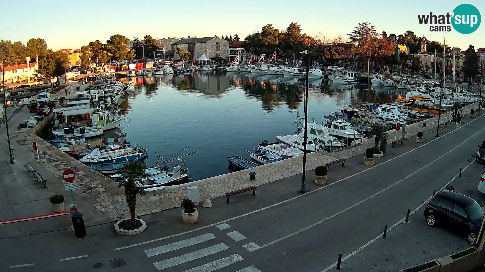 Novigrad webcam Mandrač | old marina – Istria