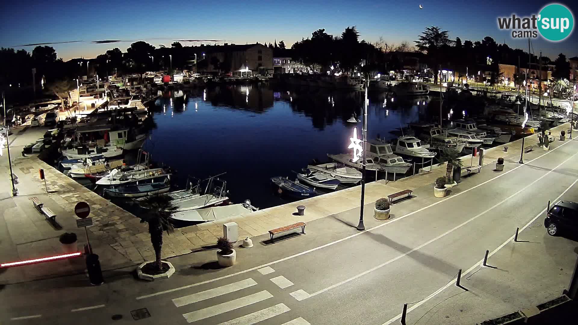 Novigrad webcam Mandrač | old marina – Istria