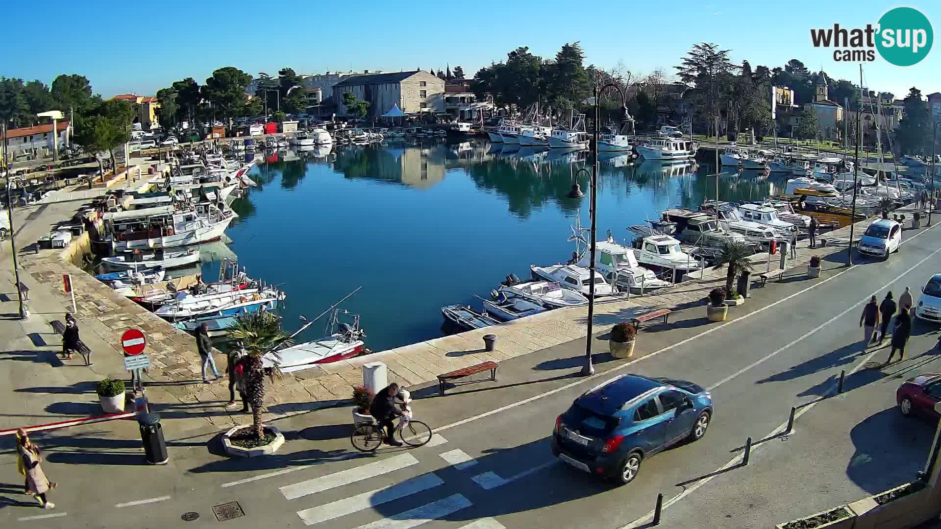 Novigrad webcam – old marina “Mandrač”