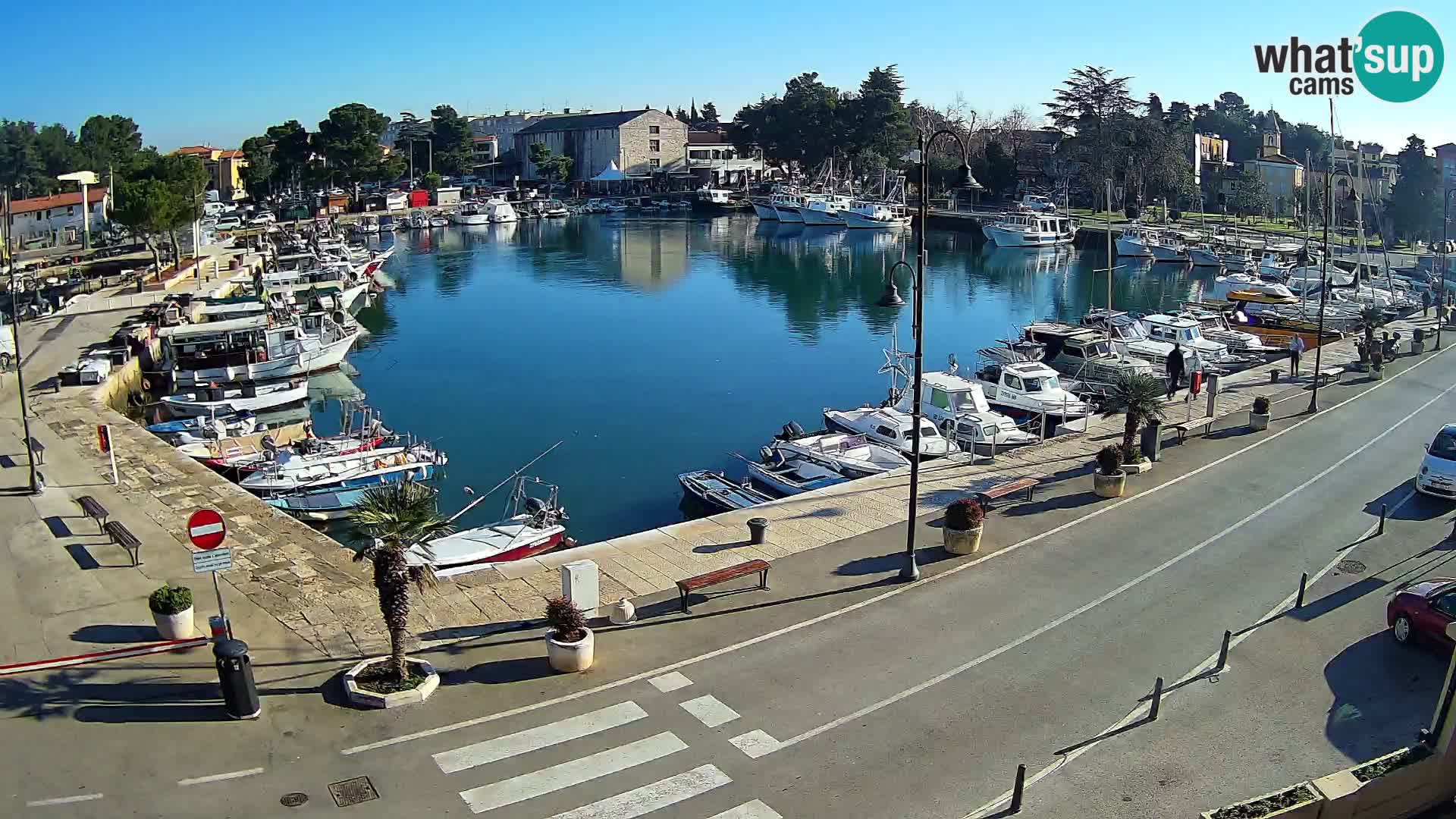 Novigrad webcam – old marina “Mandrač”