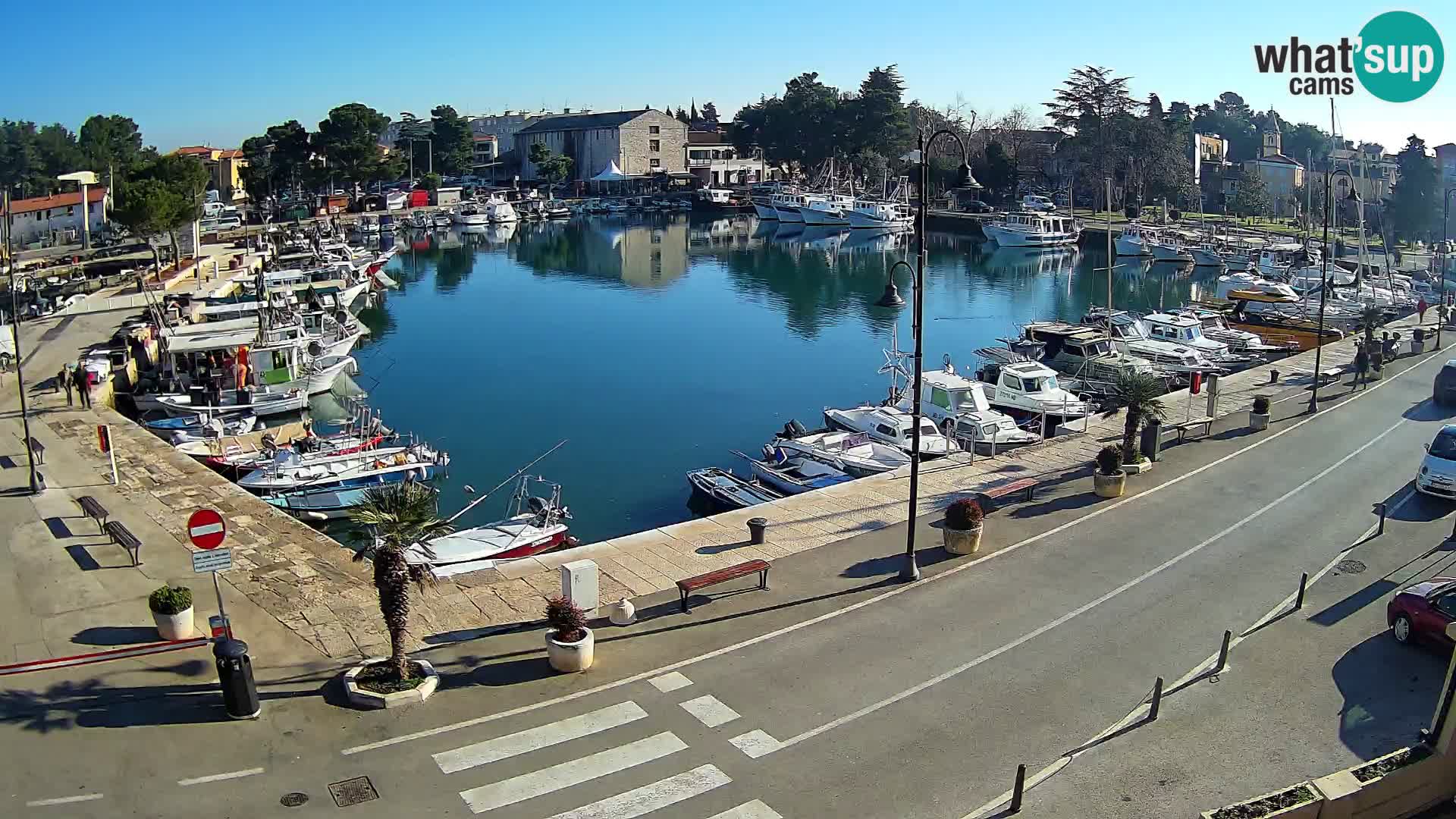 Novigrad webcam – old marina “Mandrač”